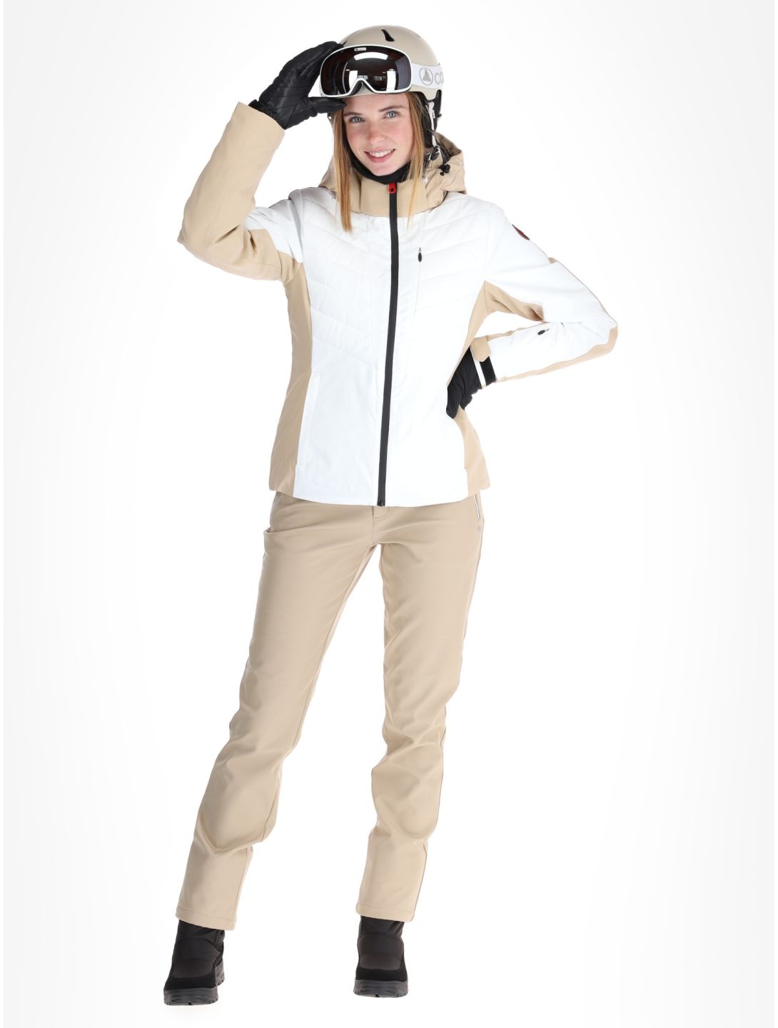 Icepeak, Eleele Skijacke Damen Optic White weiß 