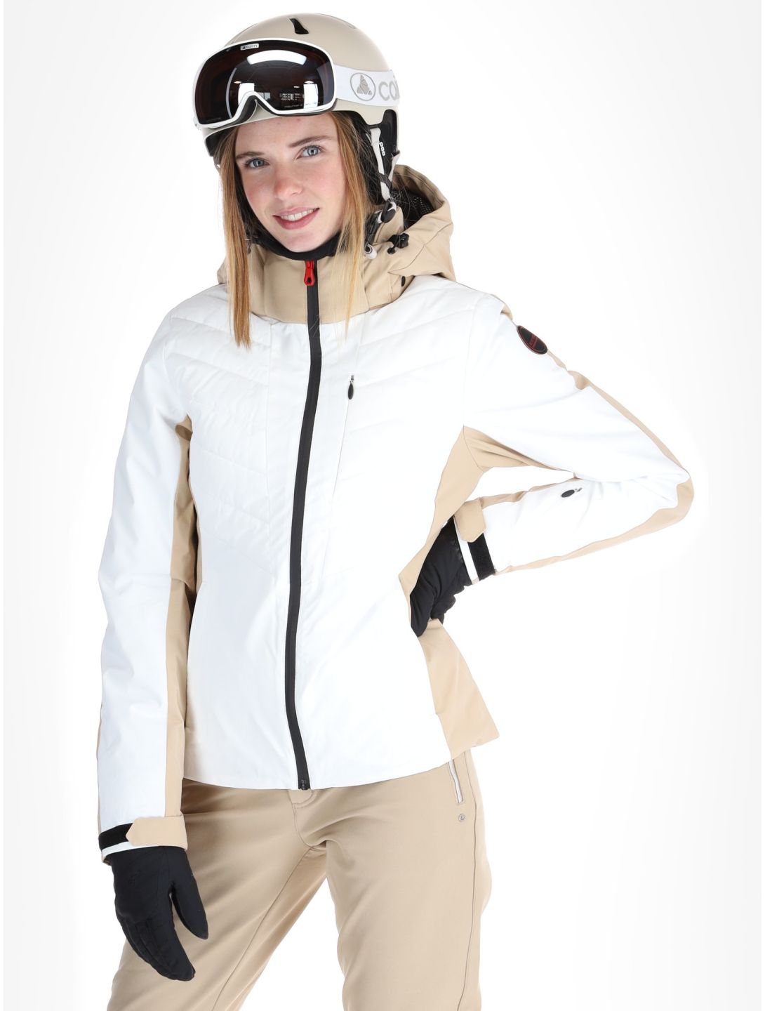 Icepeak, Eleele Skijacke Damen Optic White weiß 