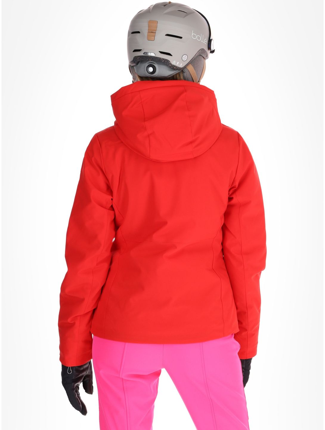 Icepeak, Eleele Skijacke Damen Raspberry rot 