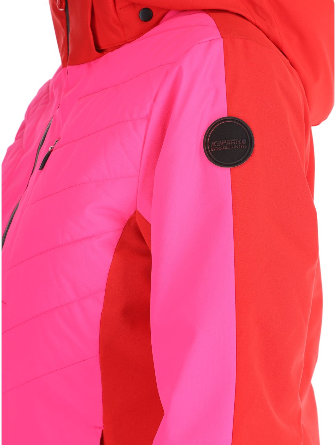 Icepeak, Eleele Skijacke Damen Raspberry rot 