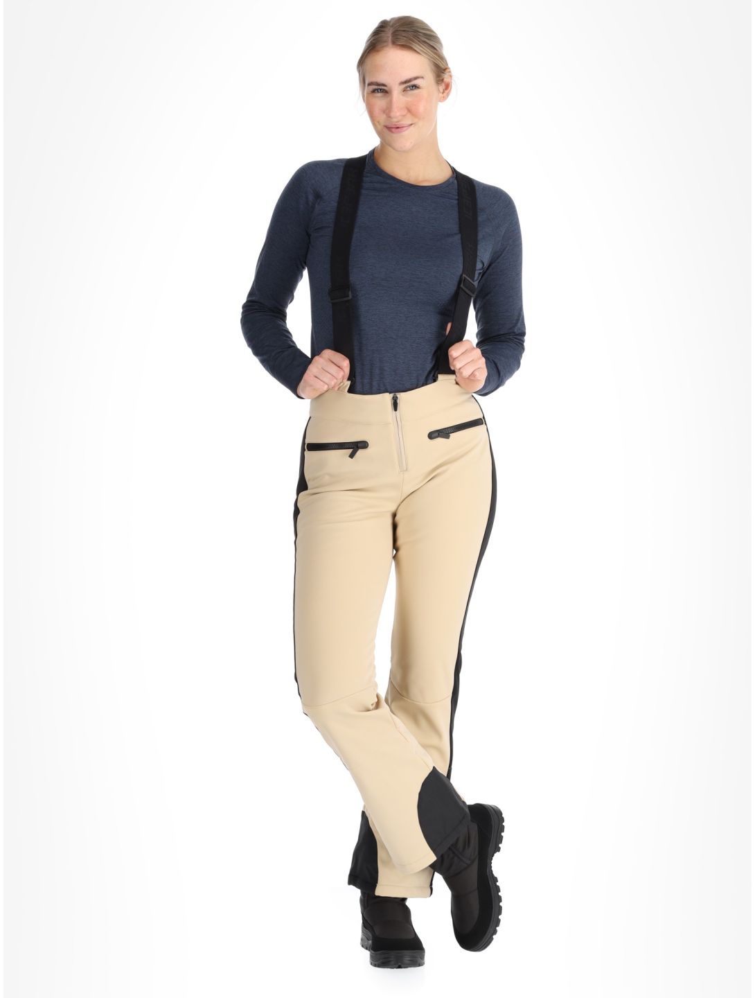 Icepeak, Ellsworth Softshell Skihose Damen Beige beige 