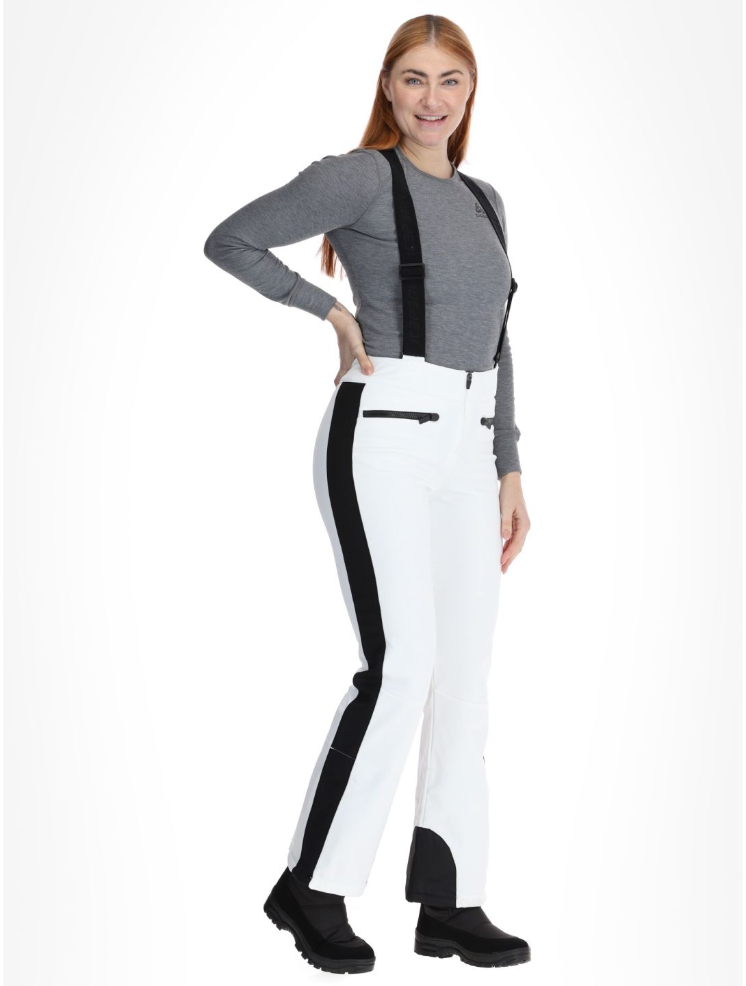 Icepeak, Ellsworth Softshell Skihose Damen Optic White weiß 