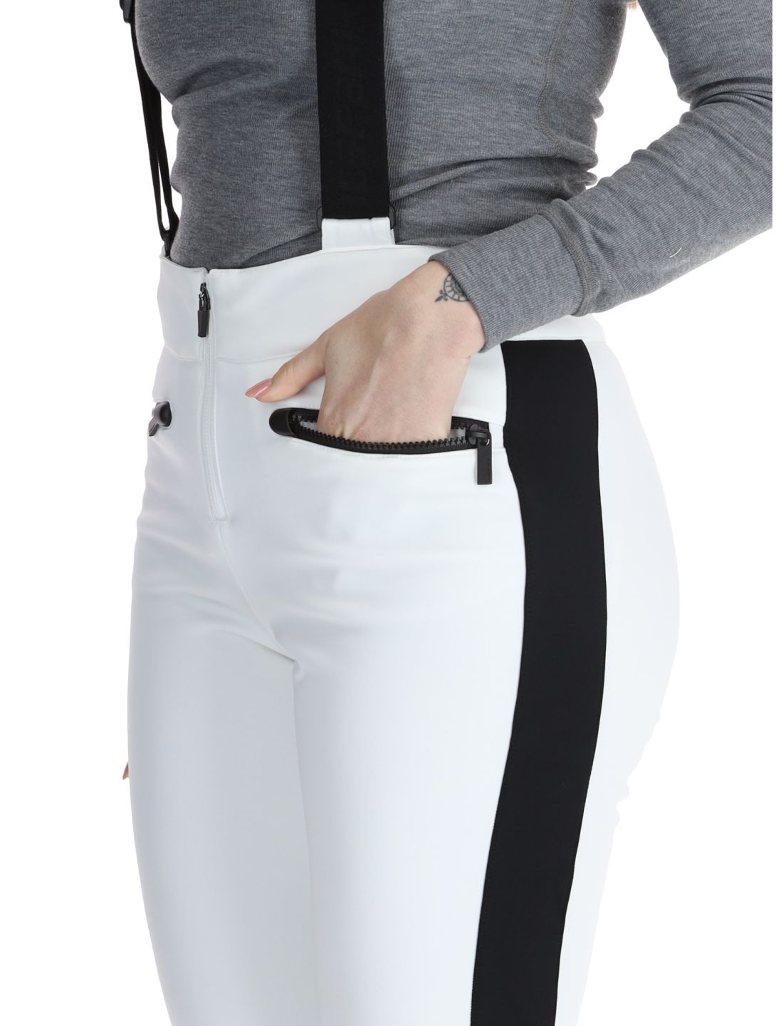 Icepeak, Ellsworth Softshell Skihose Damen Optic White weiß 