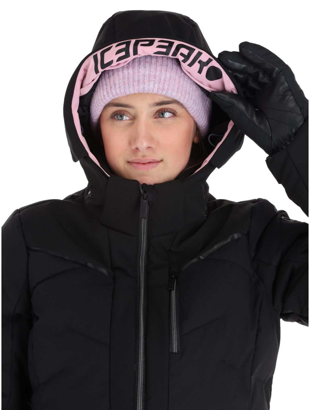 Icepeak, Elsa Skijacke Damen Black schwarz 