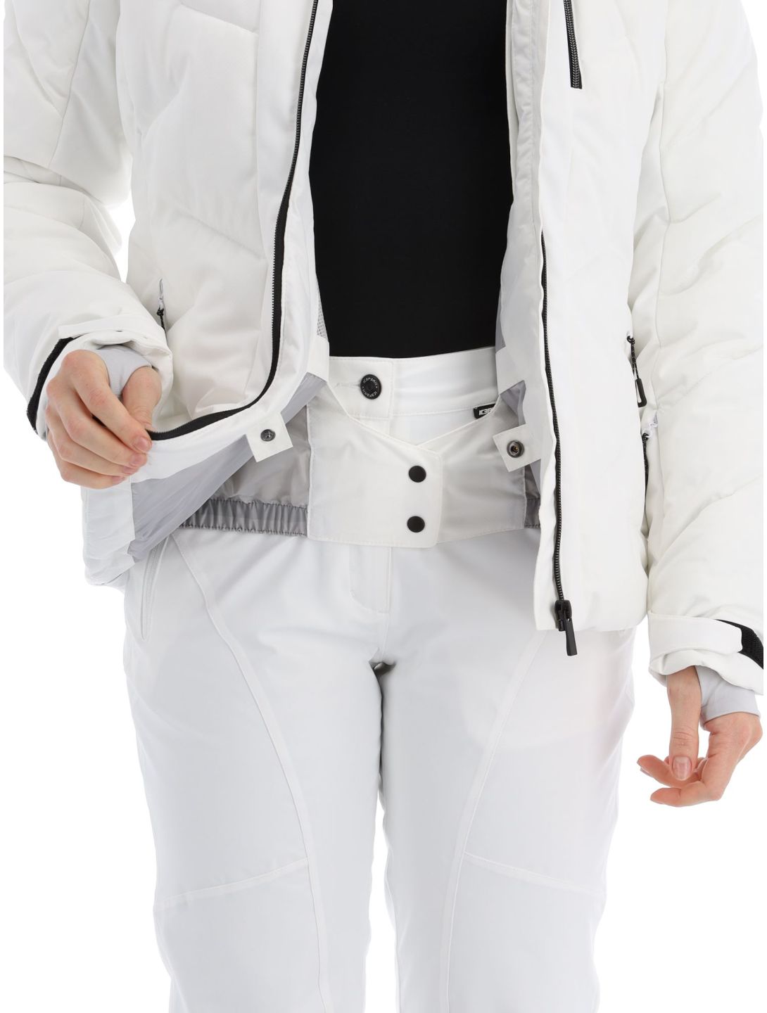 Icepeak, Elsa Skijacke Damen Optic White weiß 