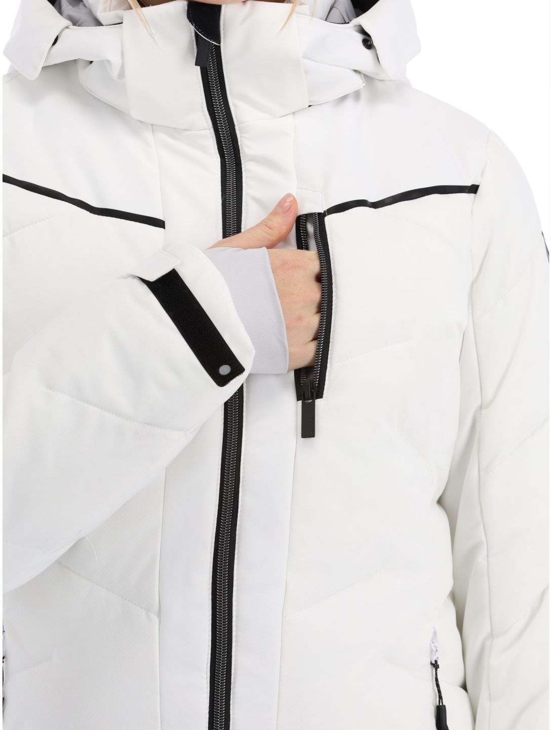 Icepeak, Elsa Skijacke Damen Optic White weiß 