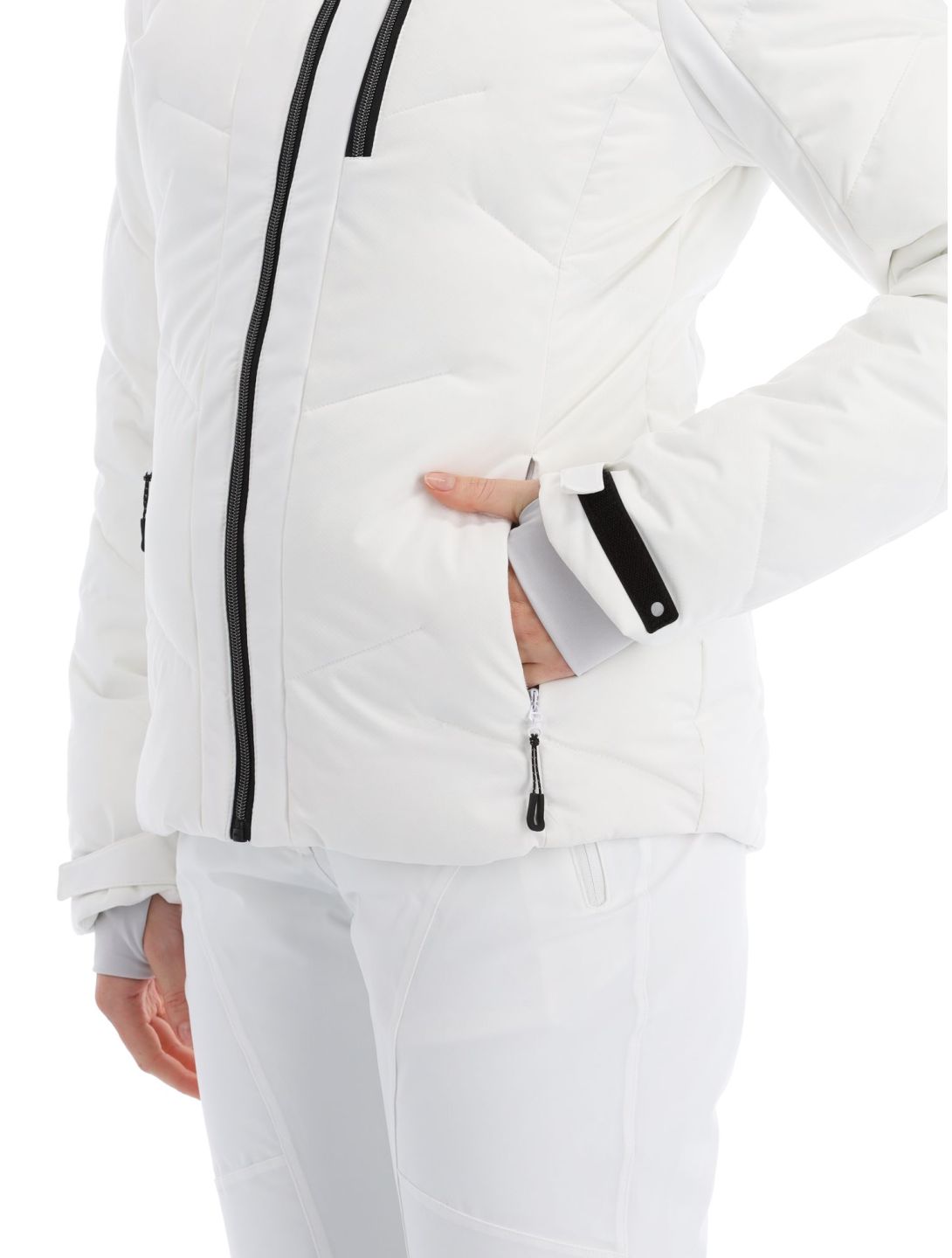 Icepeak, Elsa Skijacke Damen Optic White weiß 