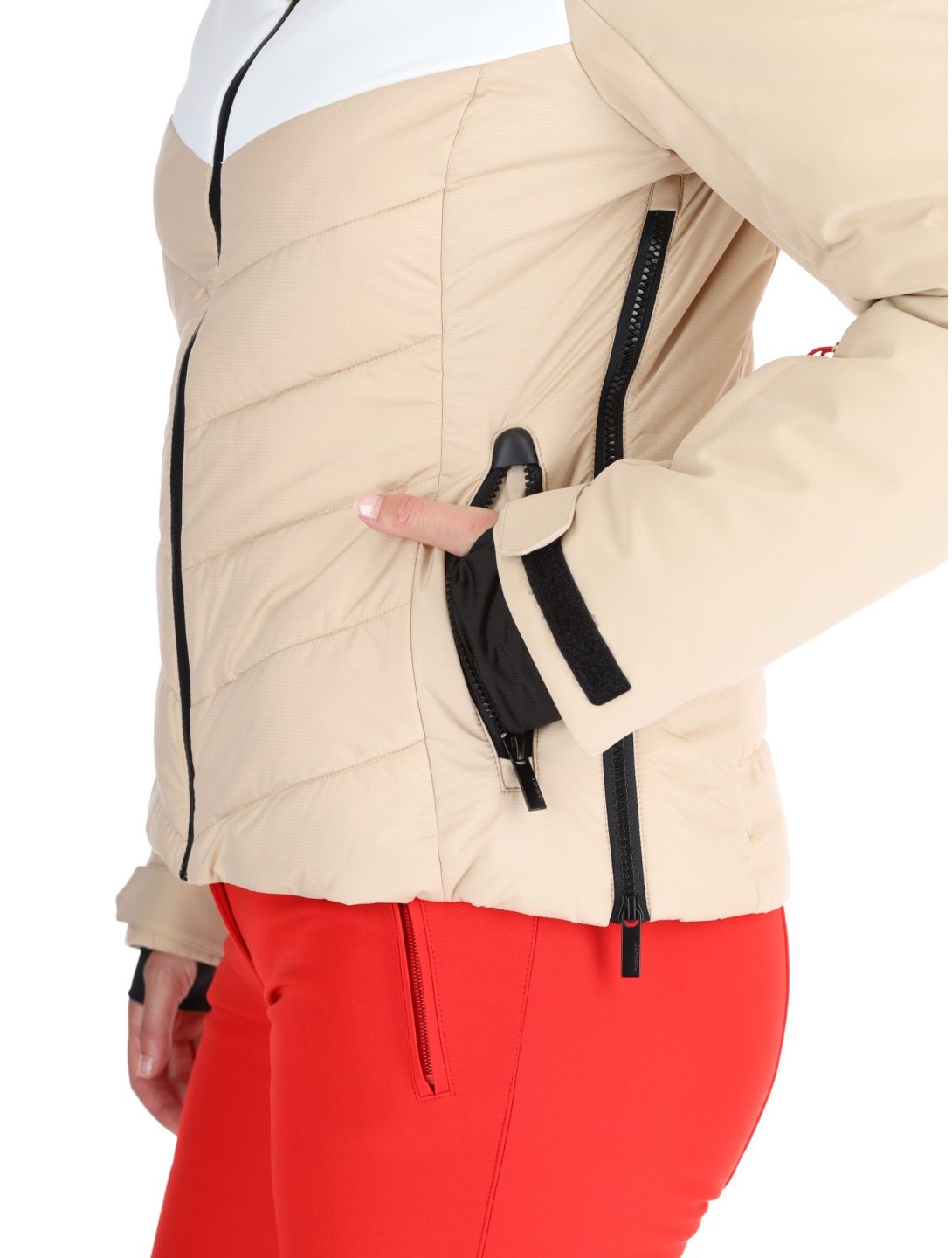 Icepeak, Elsah Skijacke Damen Beige beige 