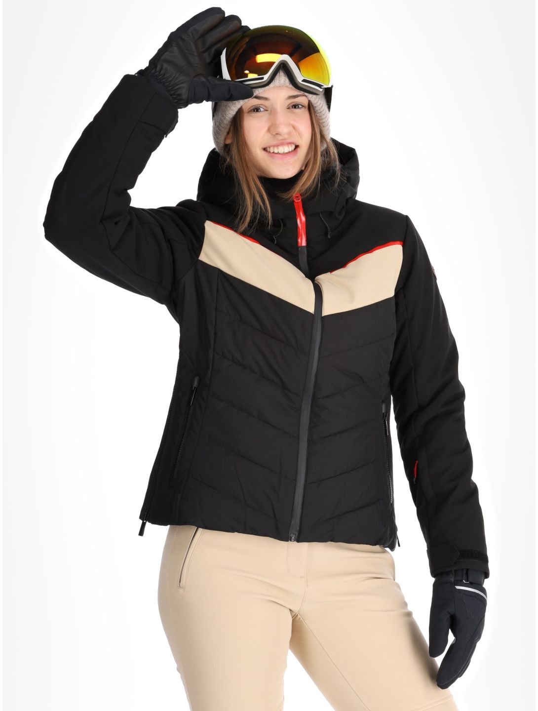 Icepeak, Elsah Skijacke Damen Black schwarz 