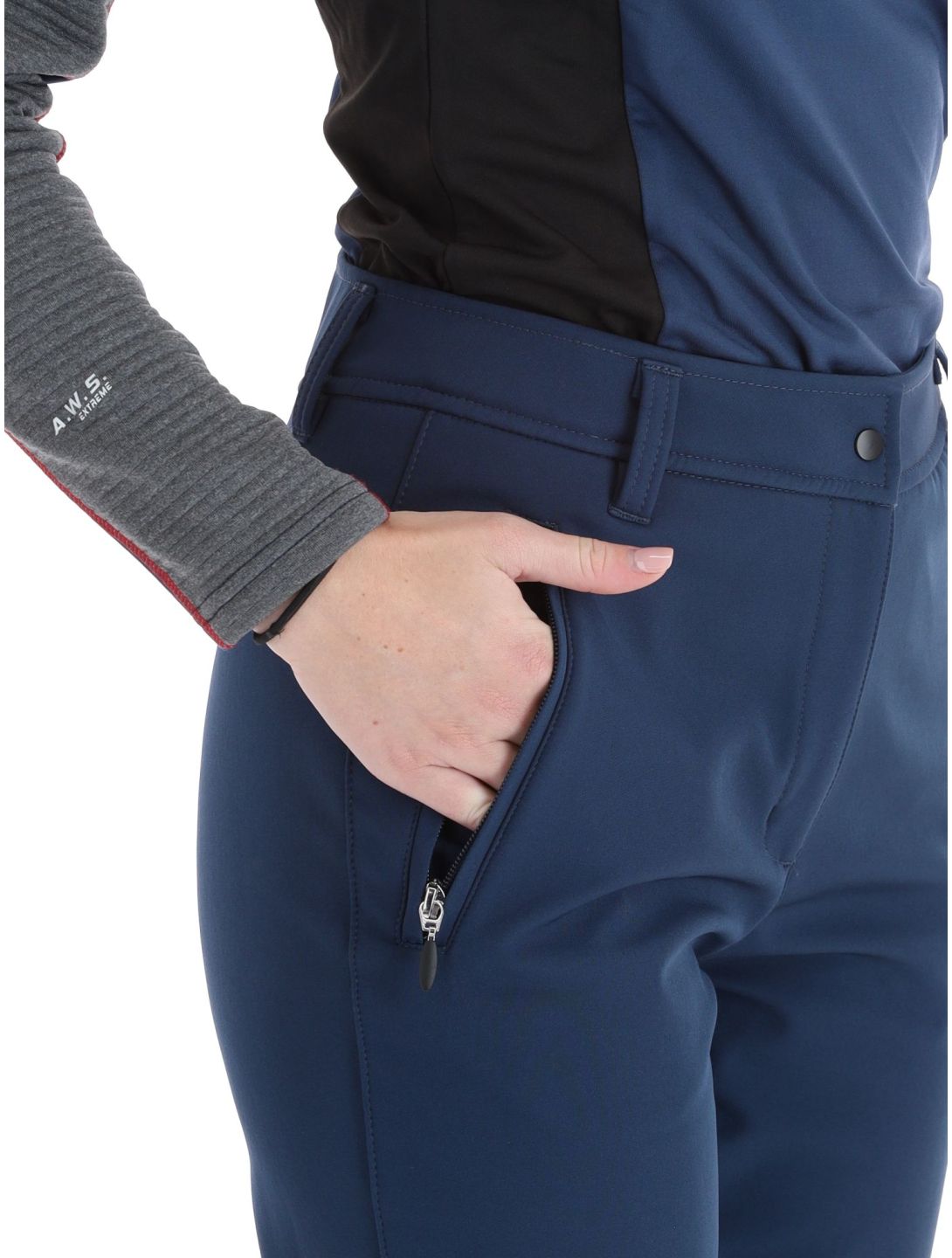 Icepeak, Entiat Softshell Skihose Damen Dark Blue blau 