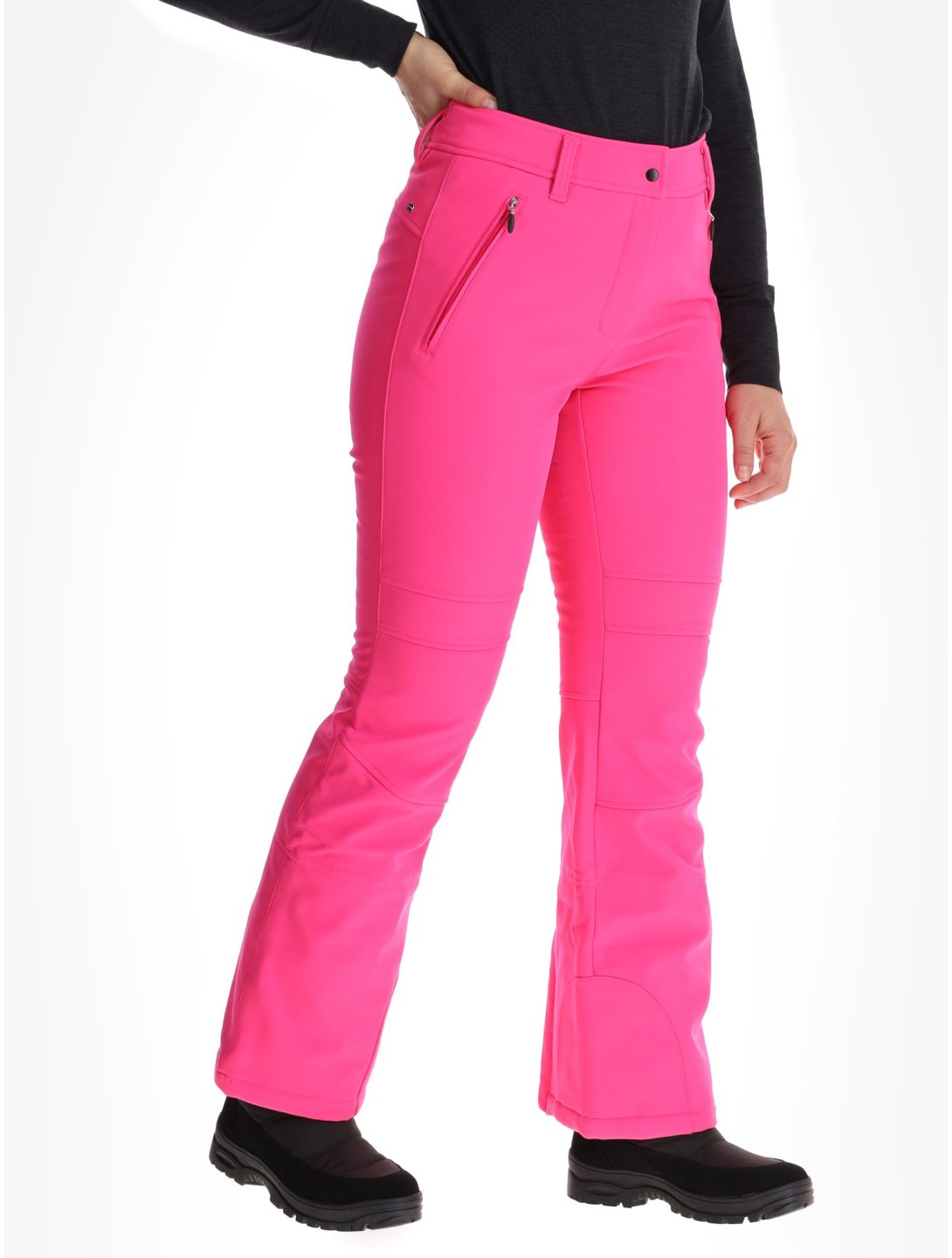 Icepeak, Entiat Softshell Skihose Damen Raspberry rot 