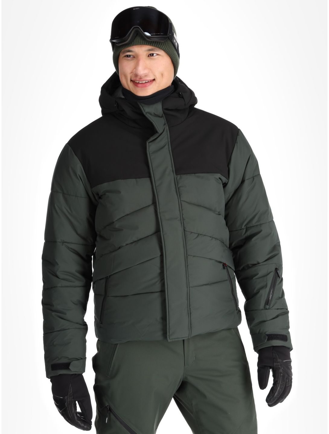 Icepeak, Evarts Skijacke Herren Dark Olive grün 