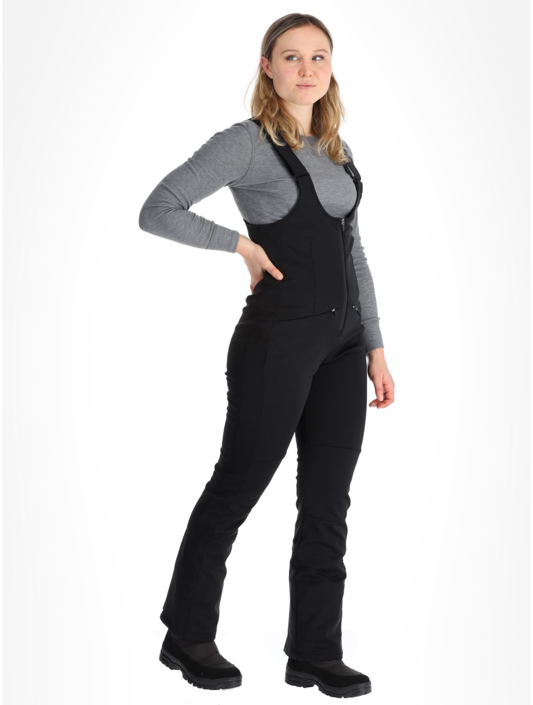 Icepeak, Exira Softshell Skihose Damen Black schwarz 