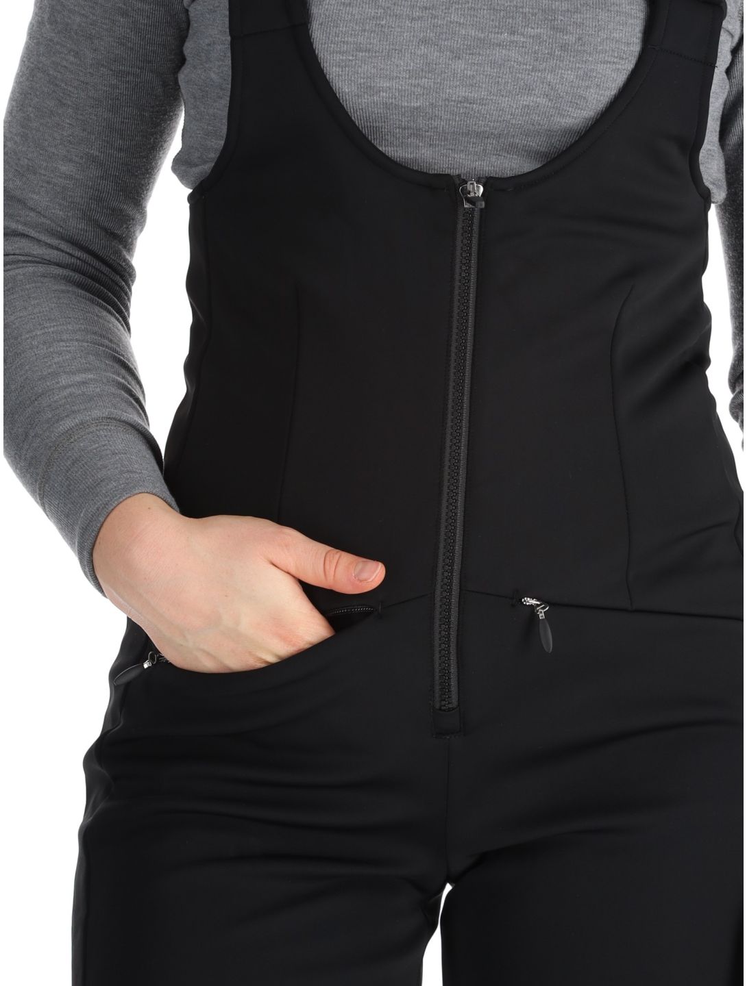 Icepeak, Exira Softshell Skihose Damen Black schwarz 