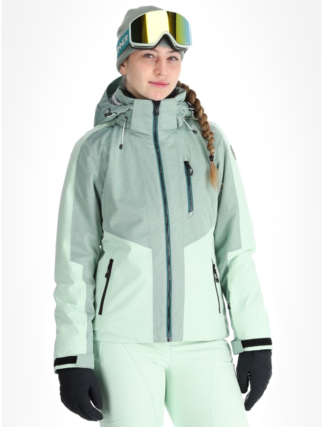 Icepeak, Faenza Skijacke Damen Aloe grün 