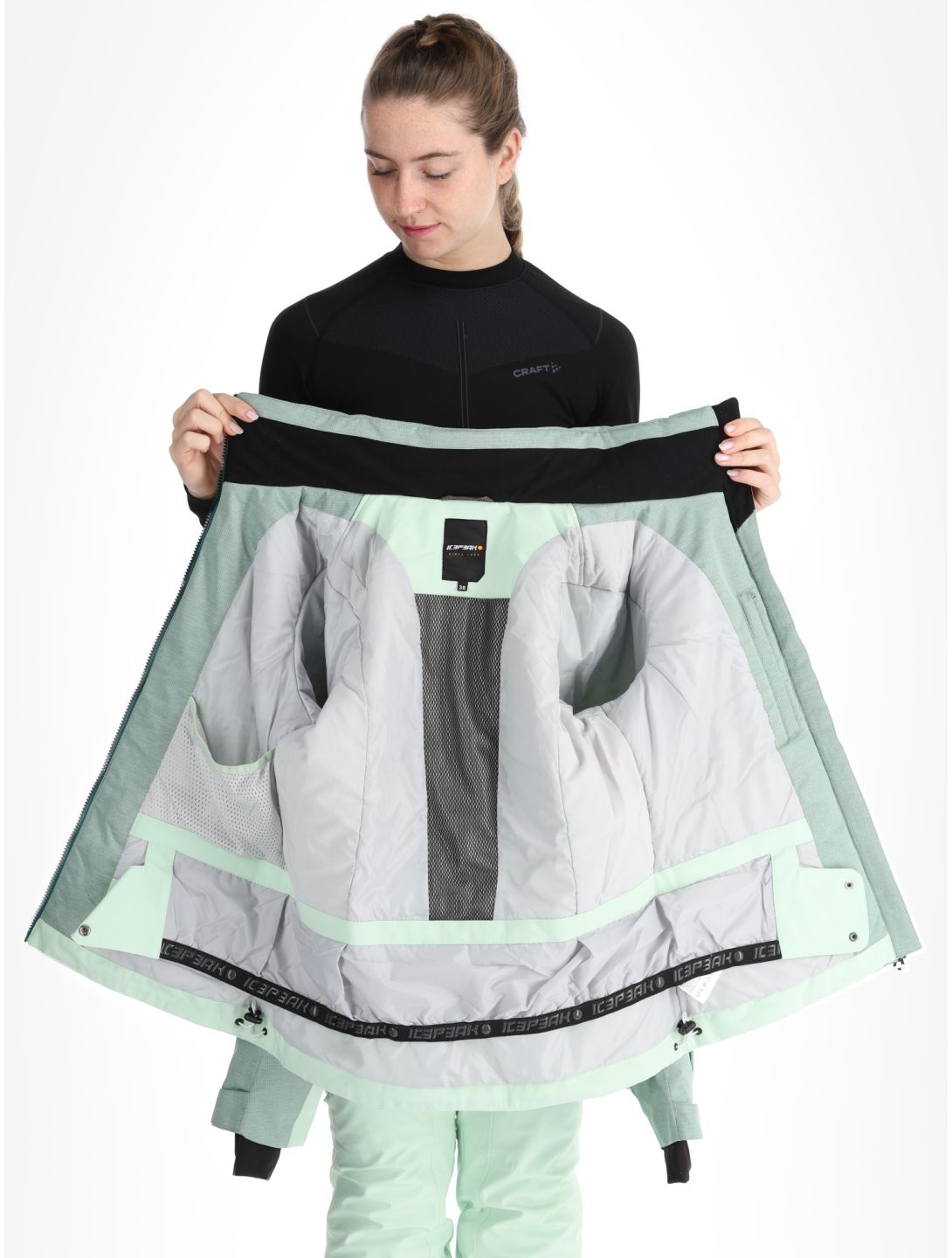 Icepeak, Faenza Skijacke Damen Aloe grün 