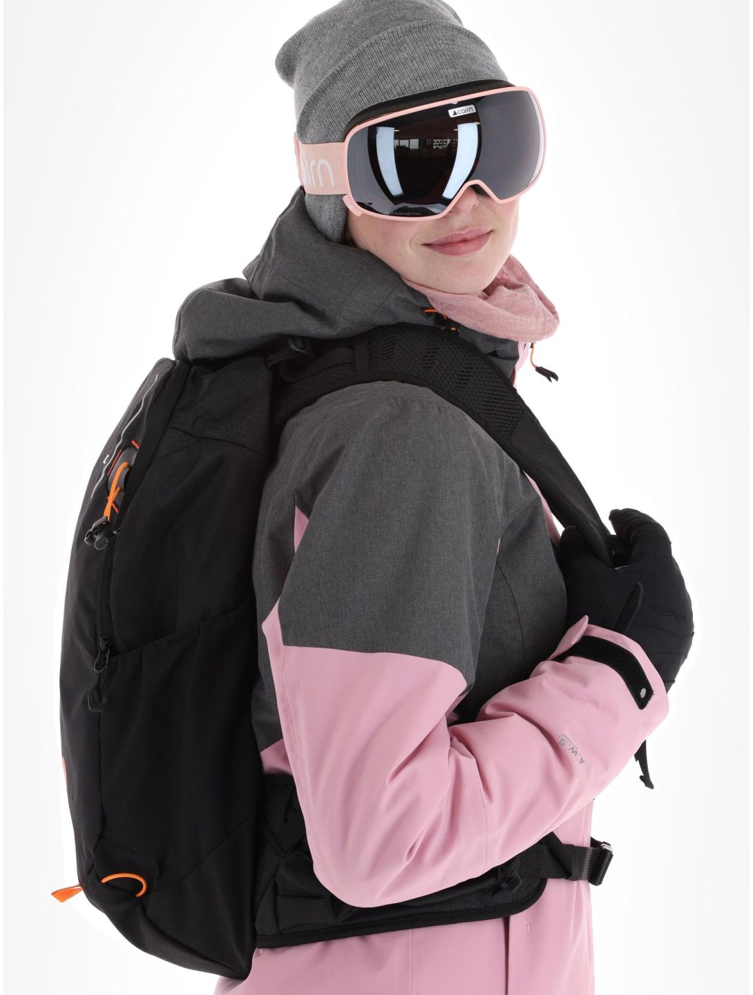 Icepeak, Faenza Skijacke Damen Lavender grau, rosa 