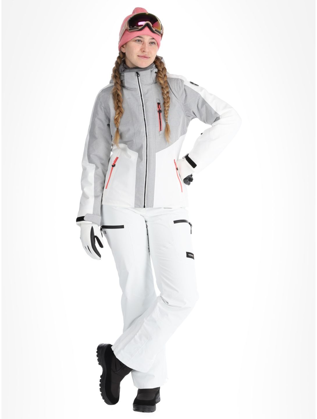 Icepeak, Faenza Skijacke Damen Optic White weiß 