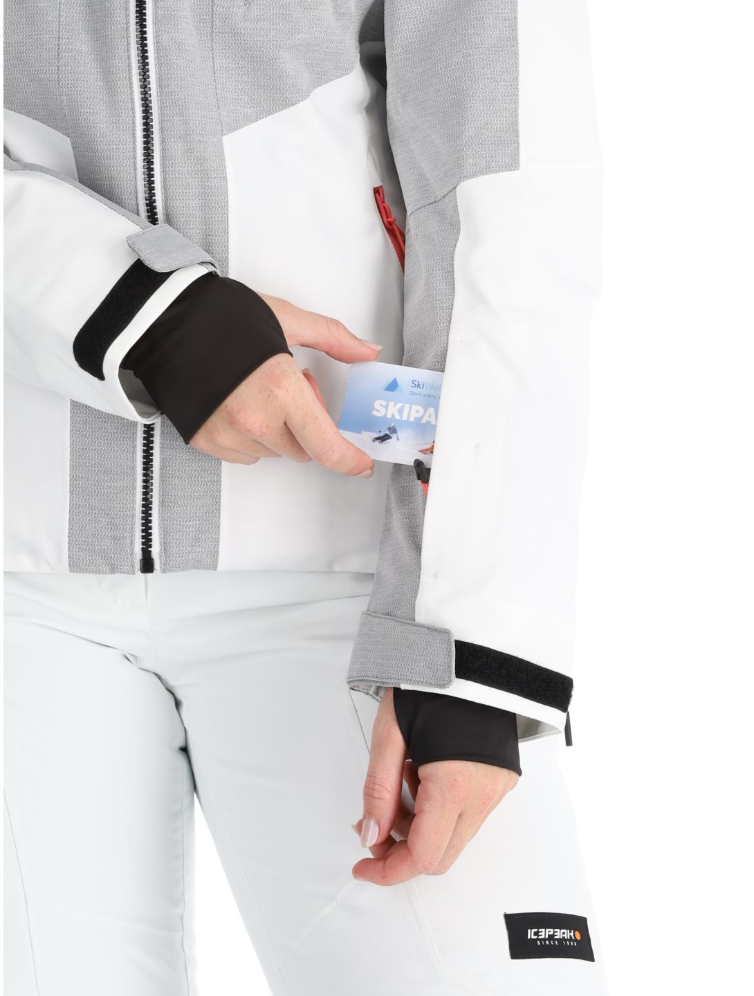 Icepeak, Faenza Skijacke Damen Optic White weiß 