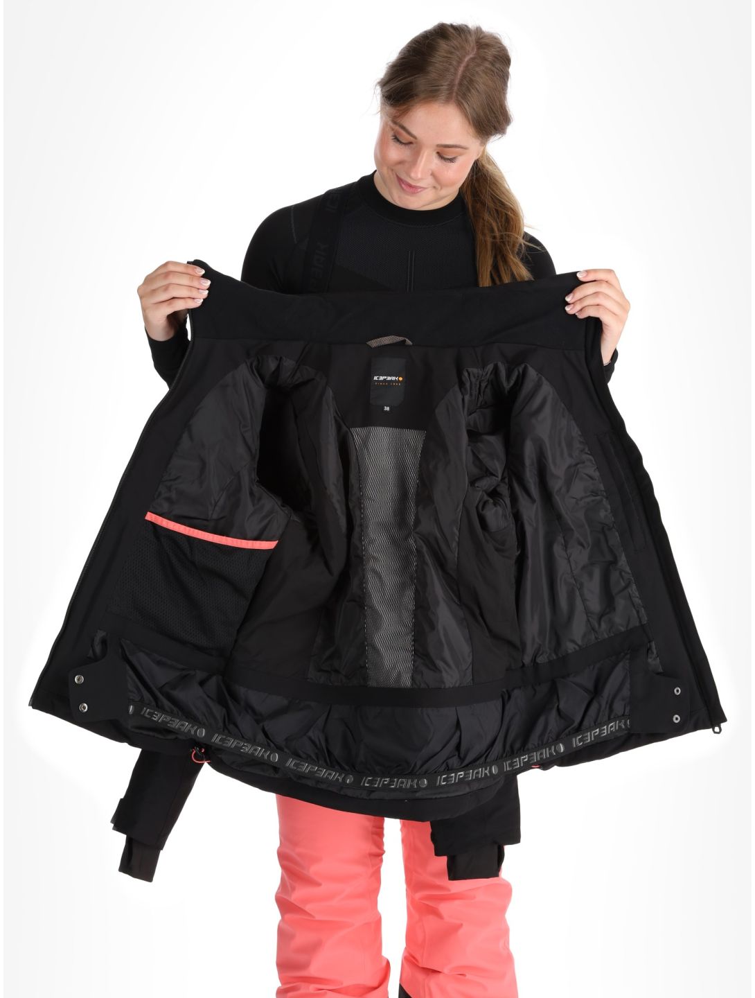 Icepeak, Fayette Skijacke Damen Black schwarz 