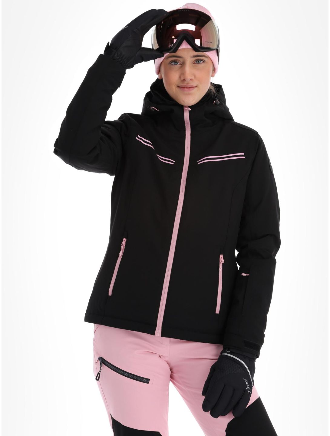 Icepeak, Fife Skijacke Damen Black schwarz 