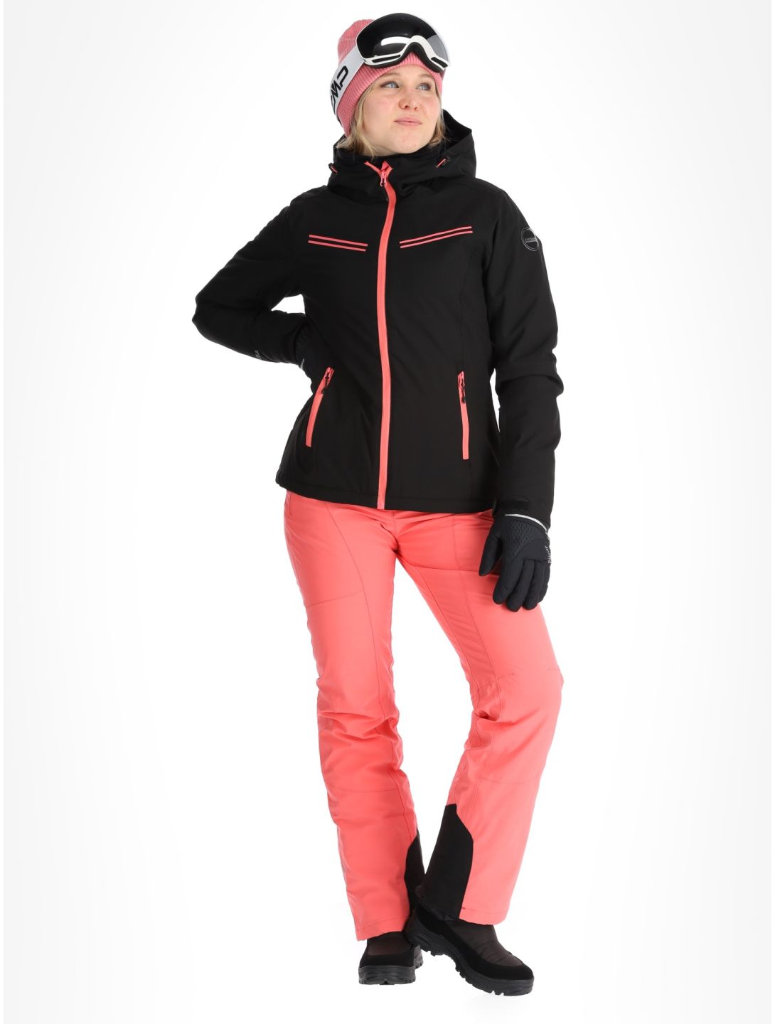 Icepeak, Fife Skijacke Damen Black schwarz 