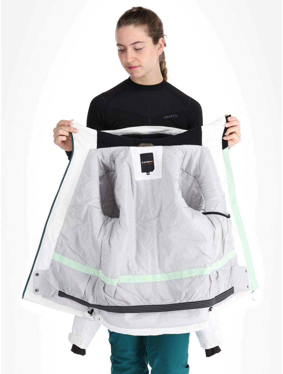 Icepeak, Fife Skijacke Damen Optic White weiß 