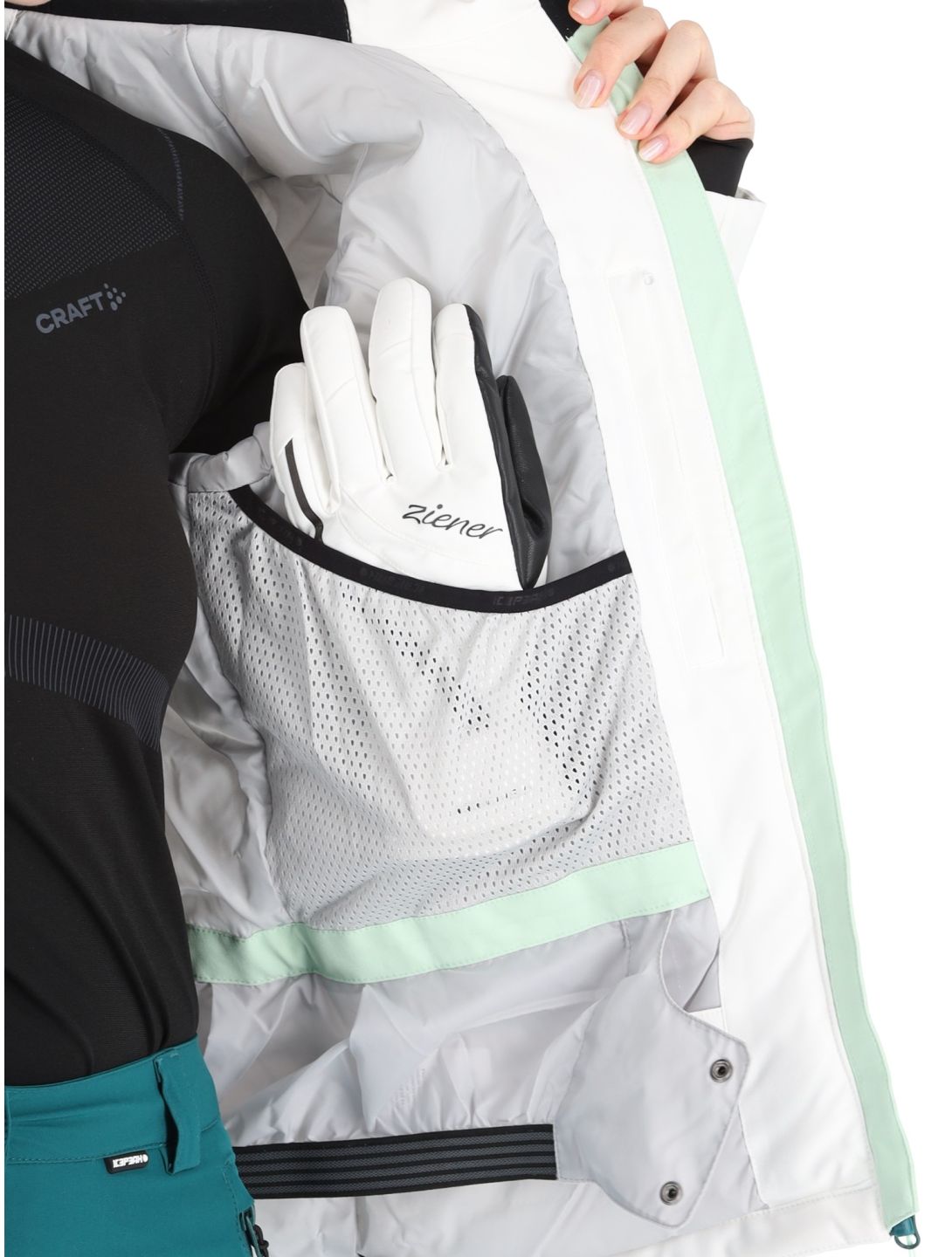 Icepeak, Fife Skijacke Damen Optic White weiß 