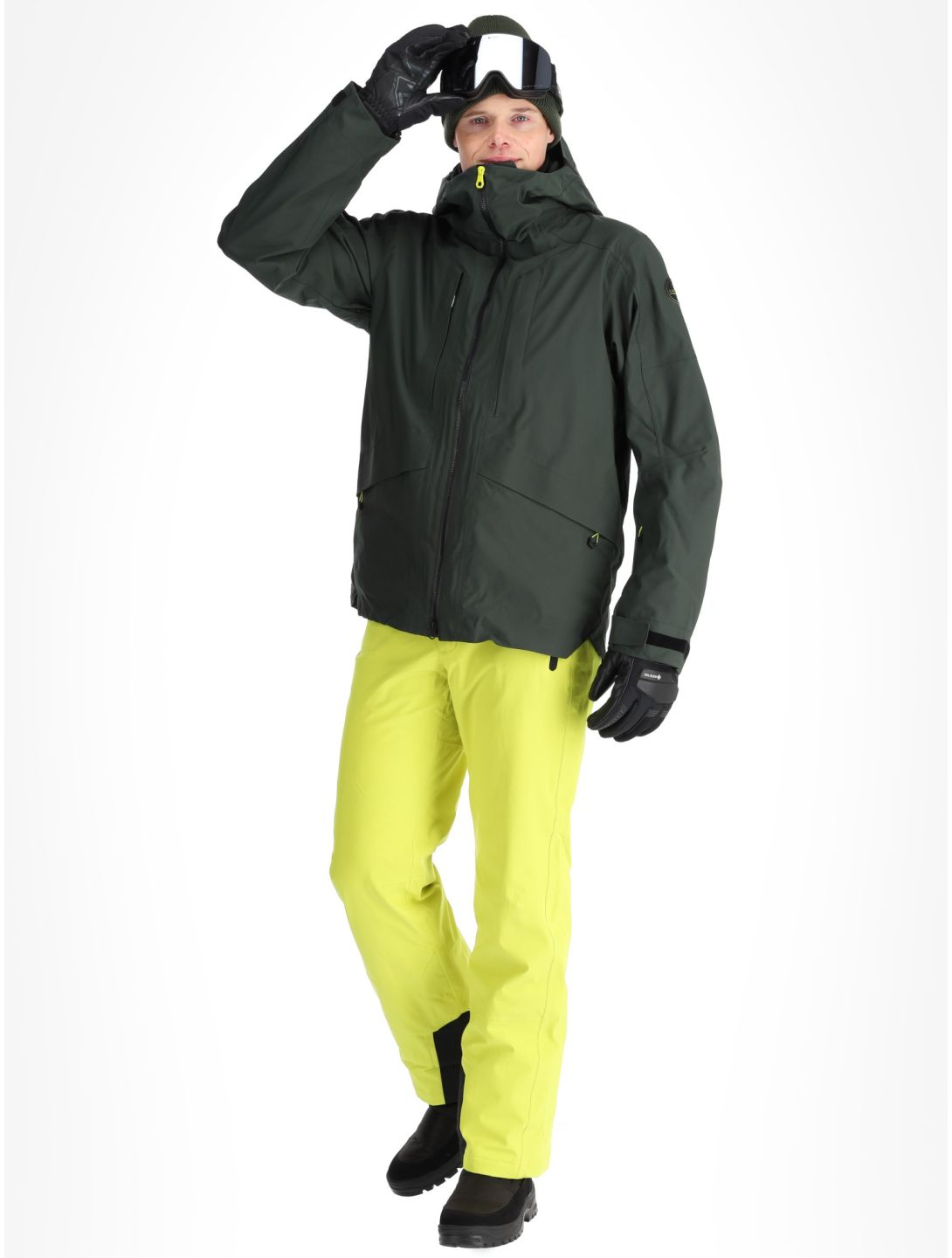 Icepeak, Fillmore Hardshell Skijacke Herren Dark Olive grün 