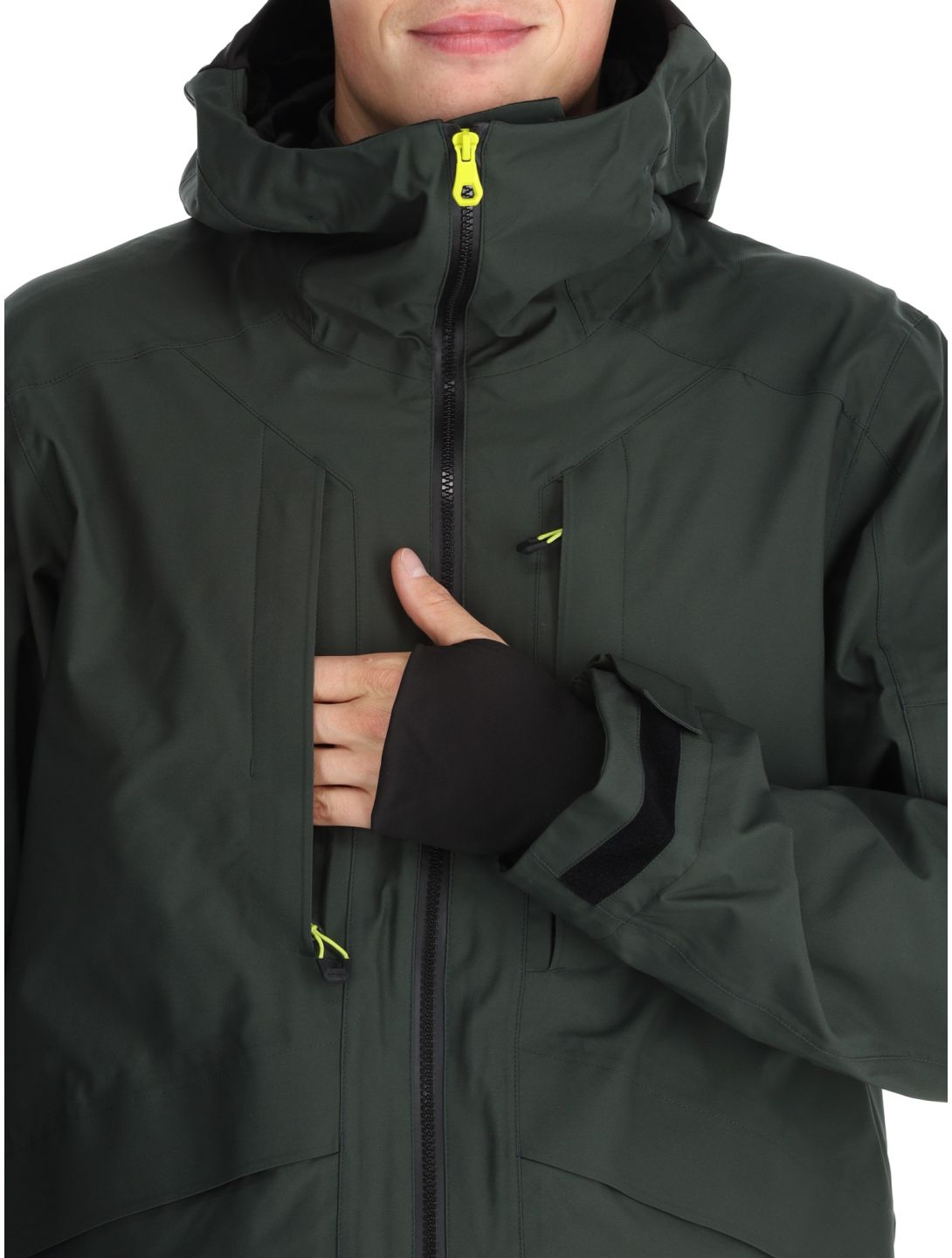 Icepeak, Fillmore Hardshell Skijacke Herren Dark Olive grün 