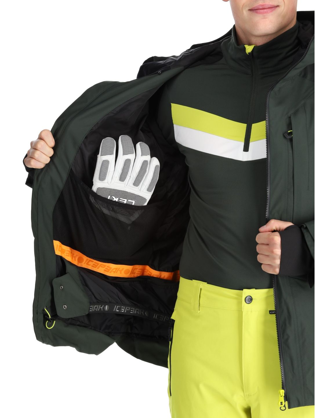 Icepeak, Fillmore Hardshell Skijacke Herren Dark Olive grün 