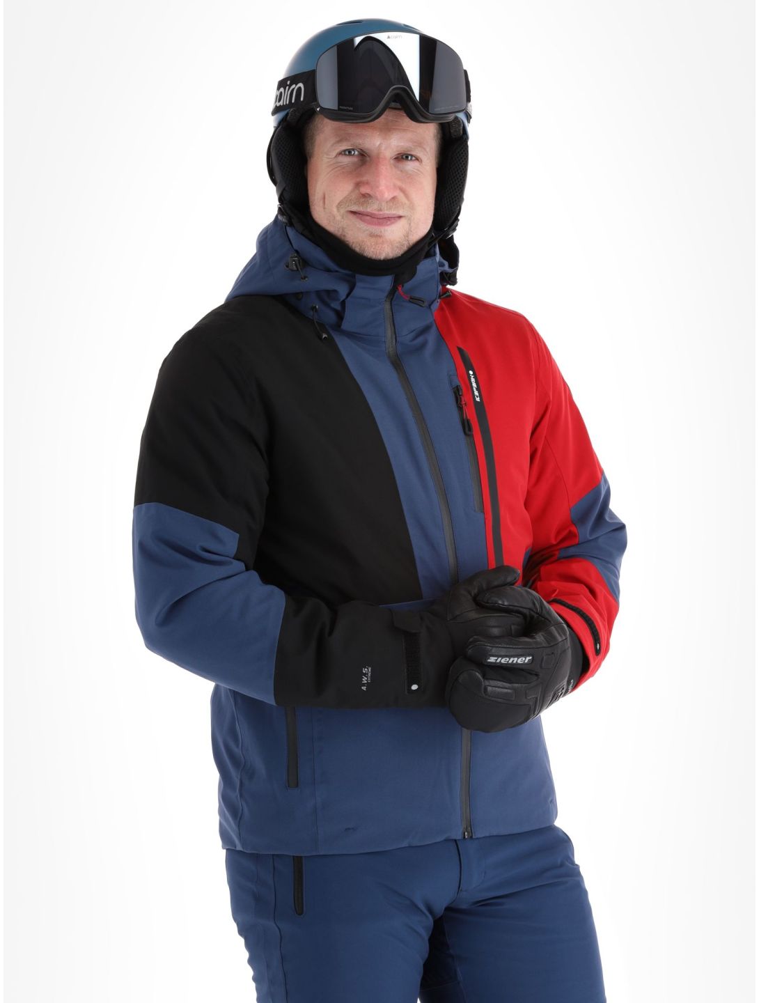 Icepeak, Fircrest Skijacke Herren Dark Blue rot, schwarz 