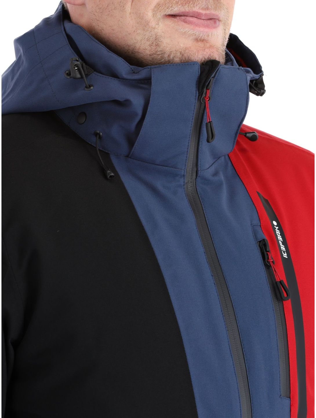 Icepeak, Fircrest Skijacke Herren Dark Blue rot, schwarz 