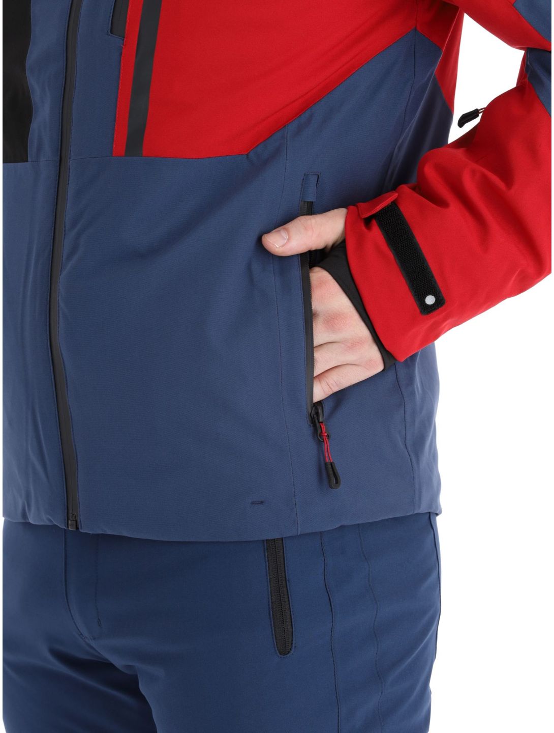 Icepeak, Fircrest Skijacke Herren Dark Blue rot, schwarz 