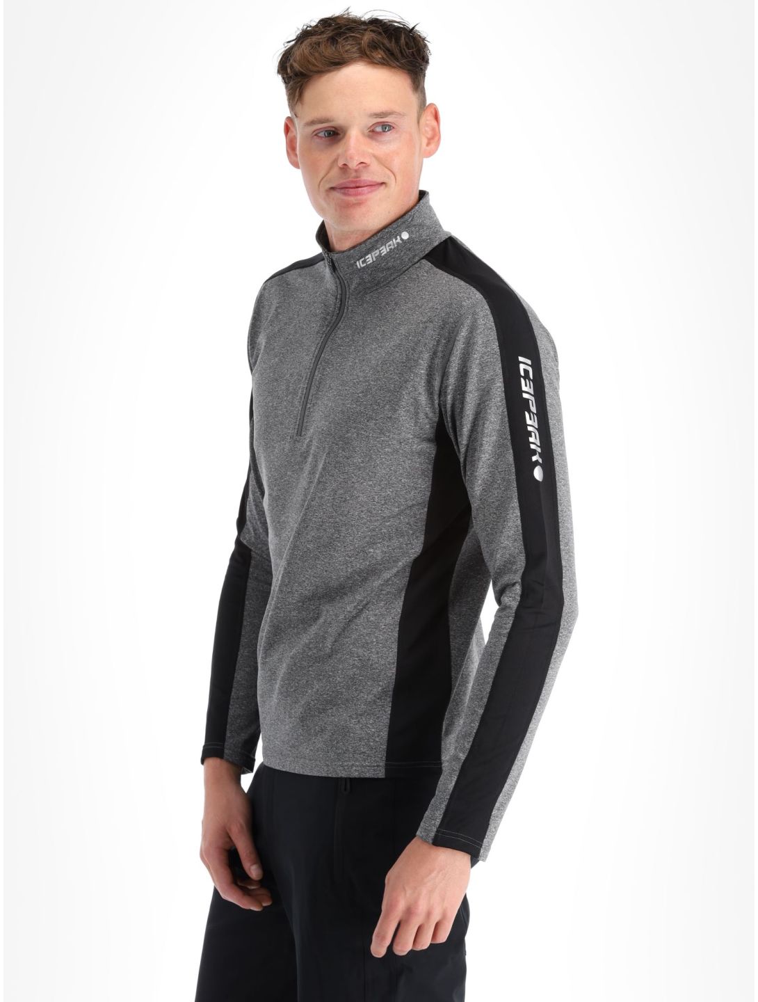 Icepeak, Fleminton Pullover Herren Lead-Grey grau 