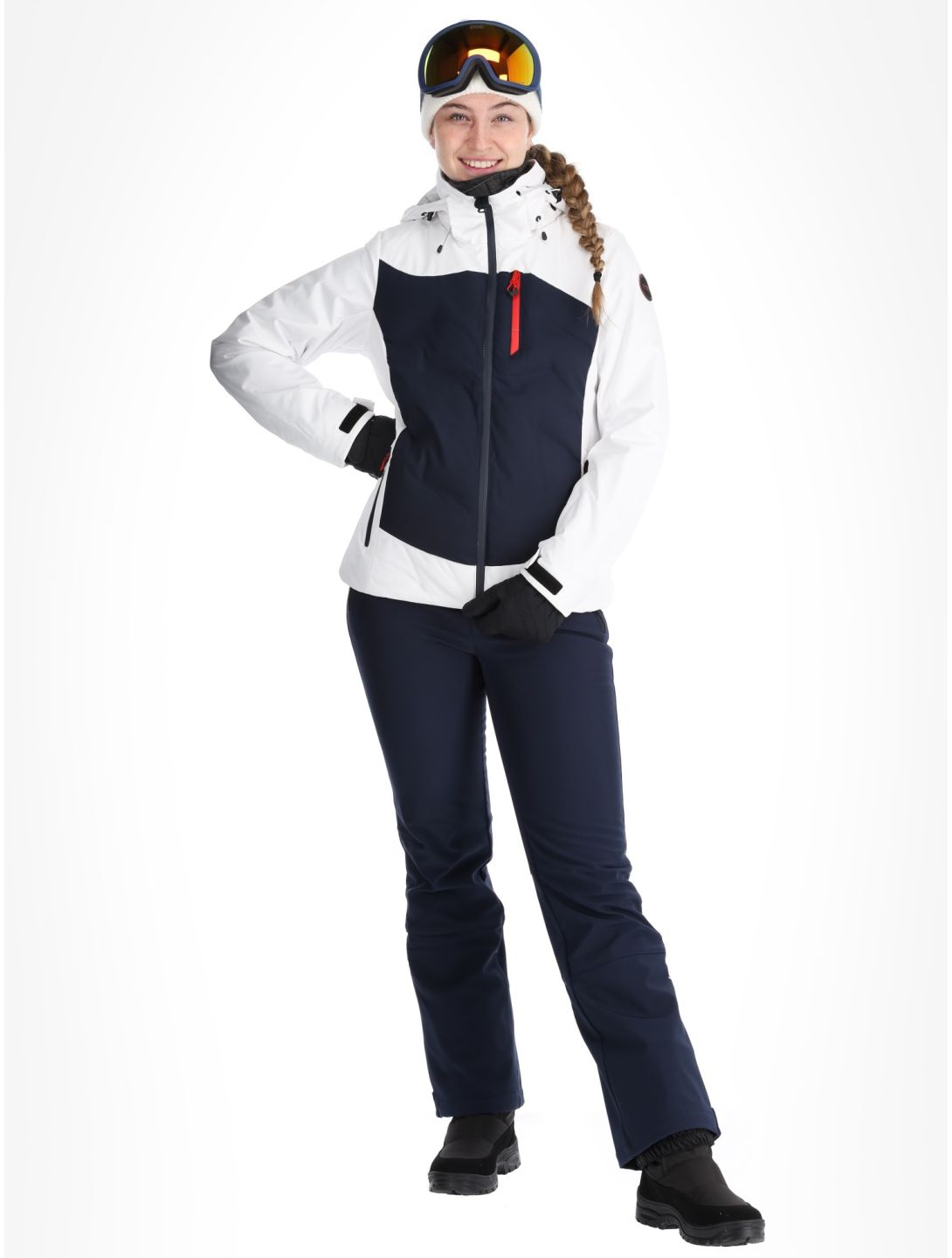 Icepeak, Flovilla Skijacke Damen Optic White weiß 