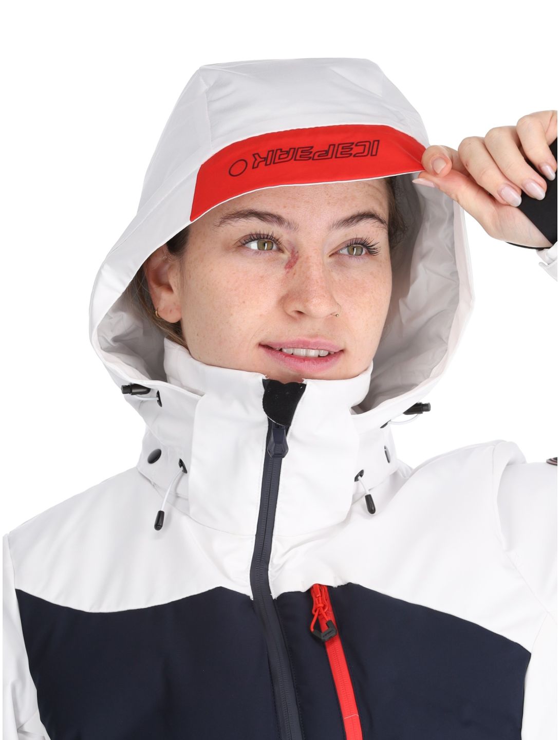 Icepeak, Flovilla Skijacke Damen Optic White weiß 