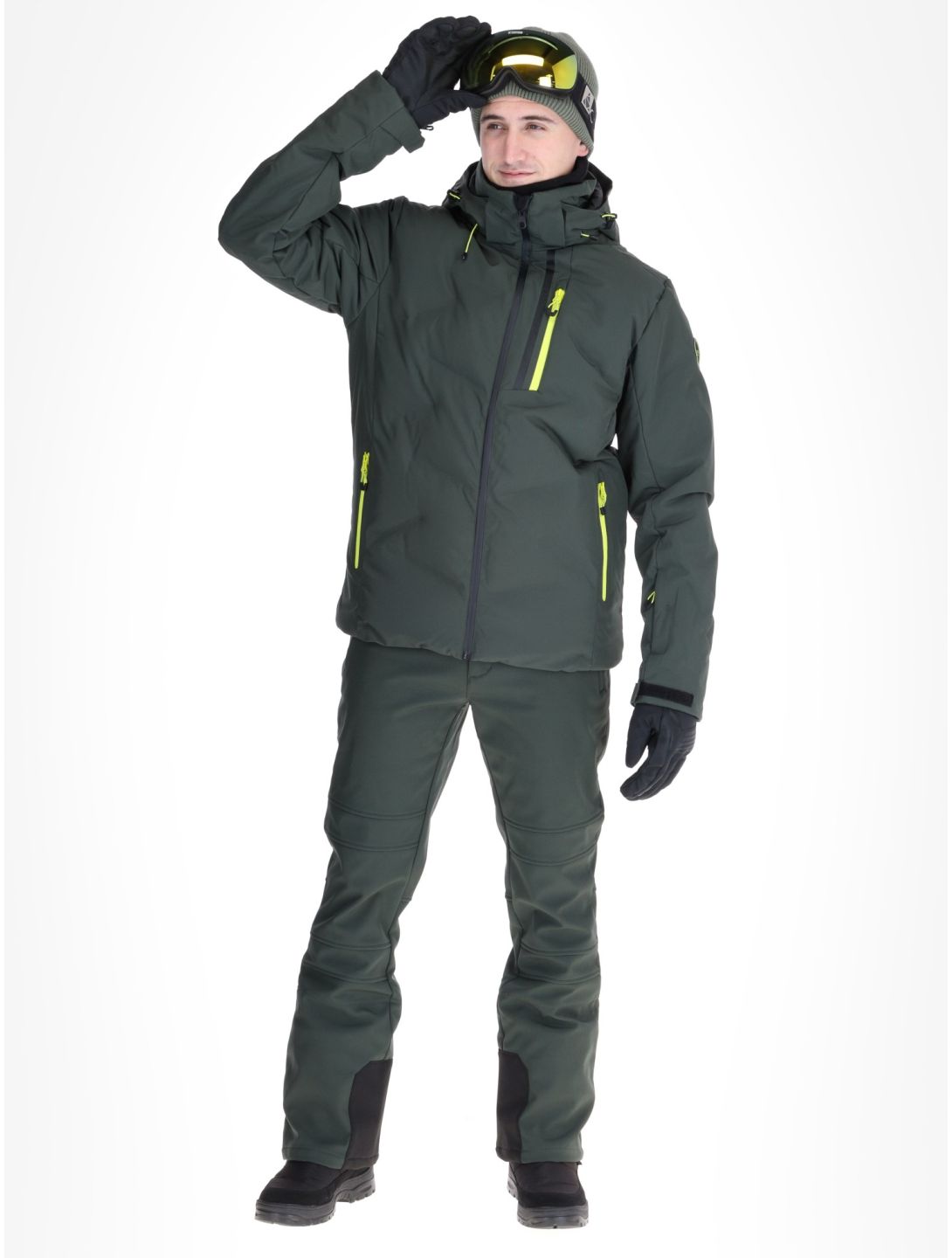 Icepeak, Foley Skijacke Herren Dark Olive grün 