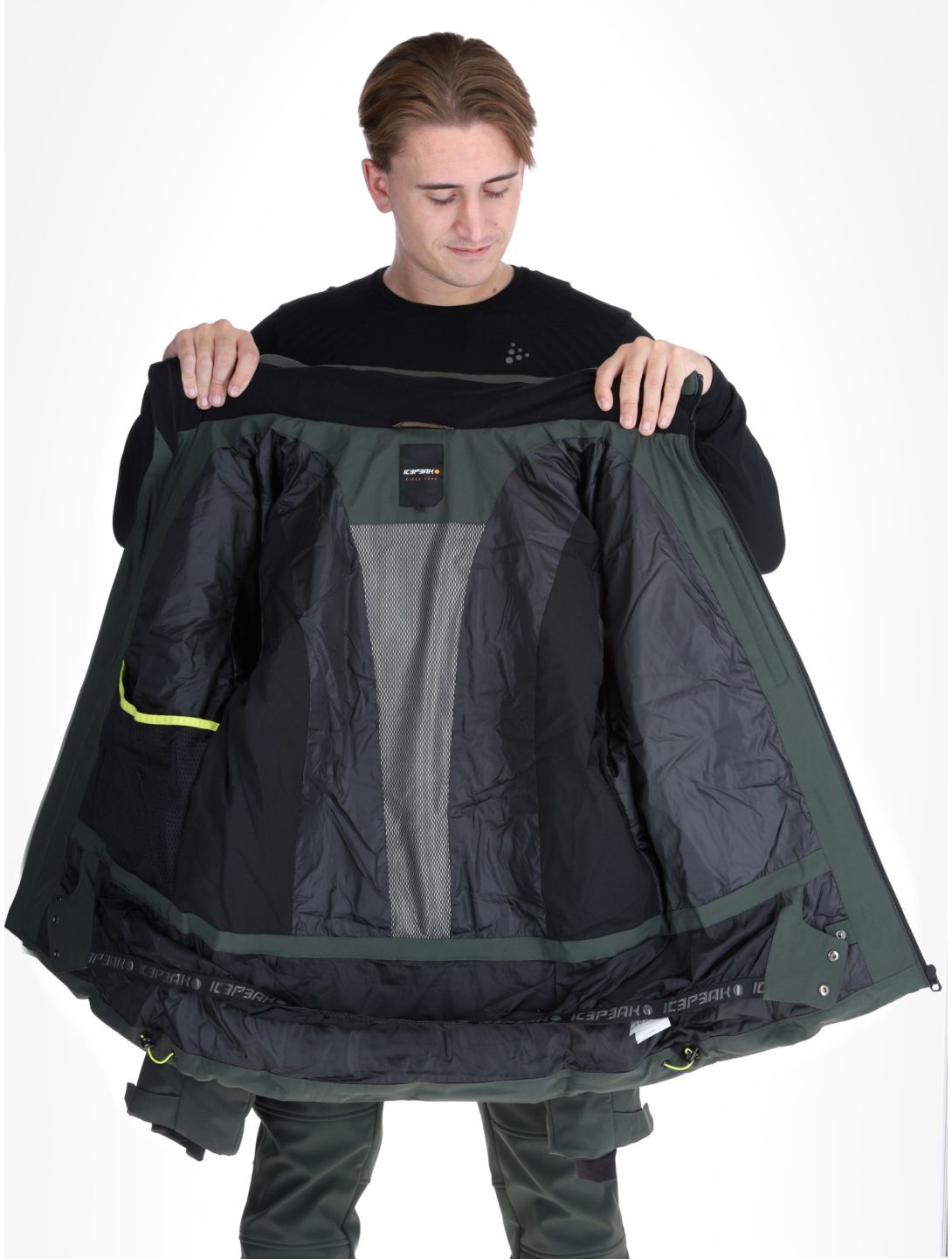 Icepeak, Foley Skijacke Herren Dark Olive grün 