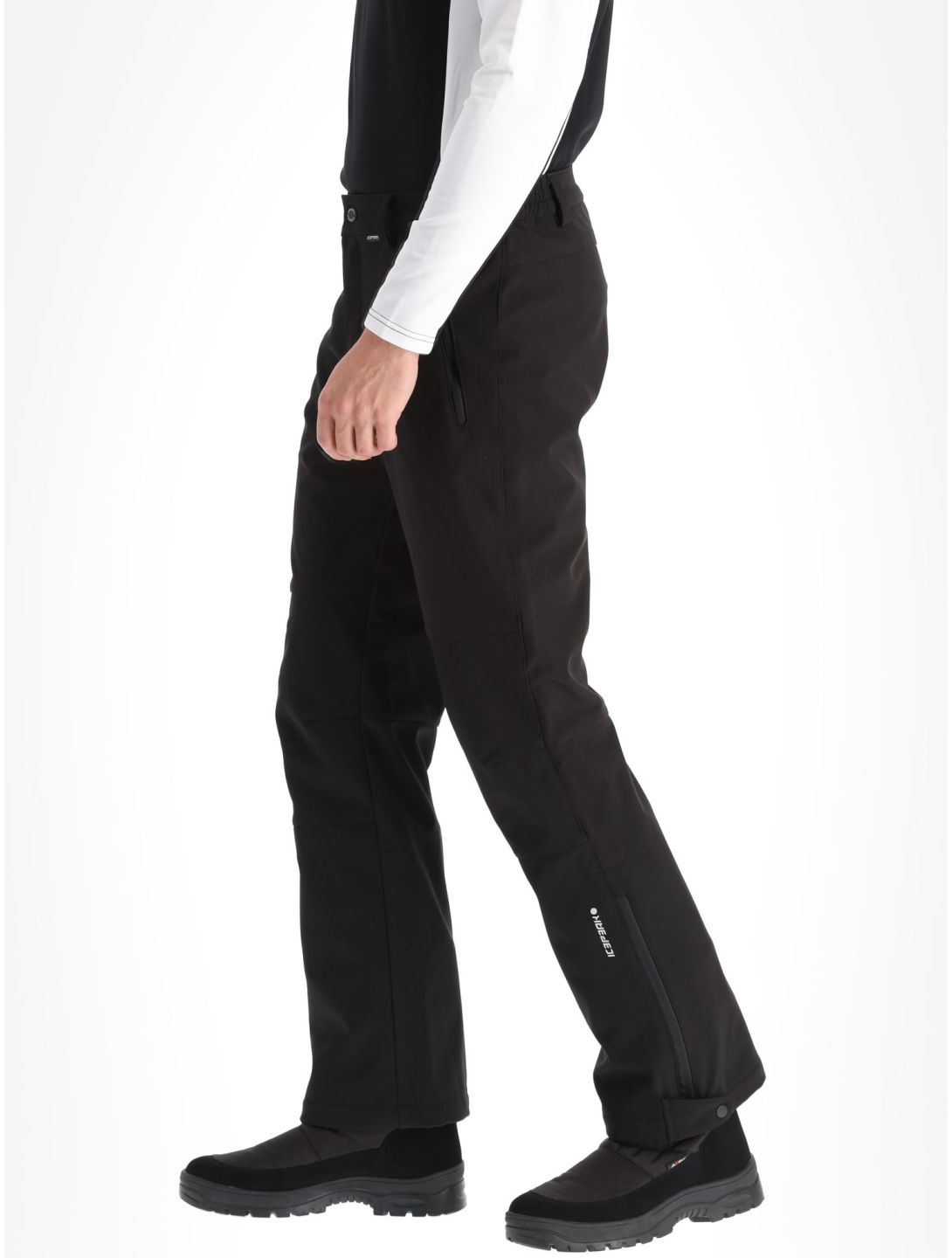 Icepeak, Frankfurt Softshell Skihose kurzes Modell Herren Black schwarz 