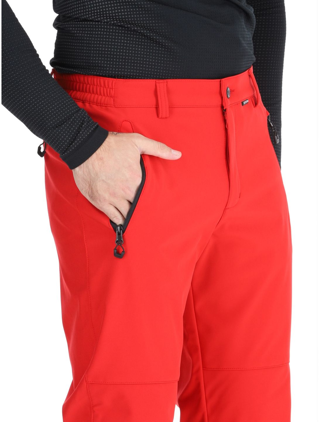 Icepeak, Frankfurt Softshell Skihose kurzes Modell Herren Coral-Red rot 