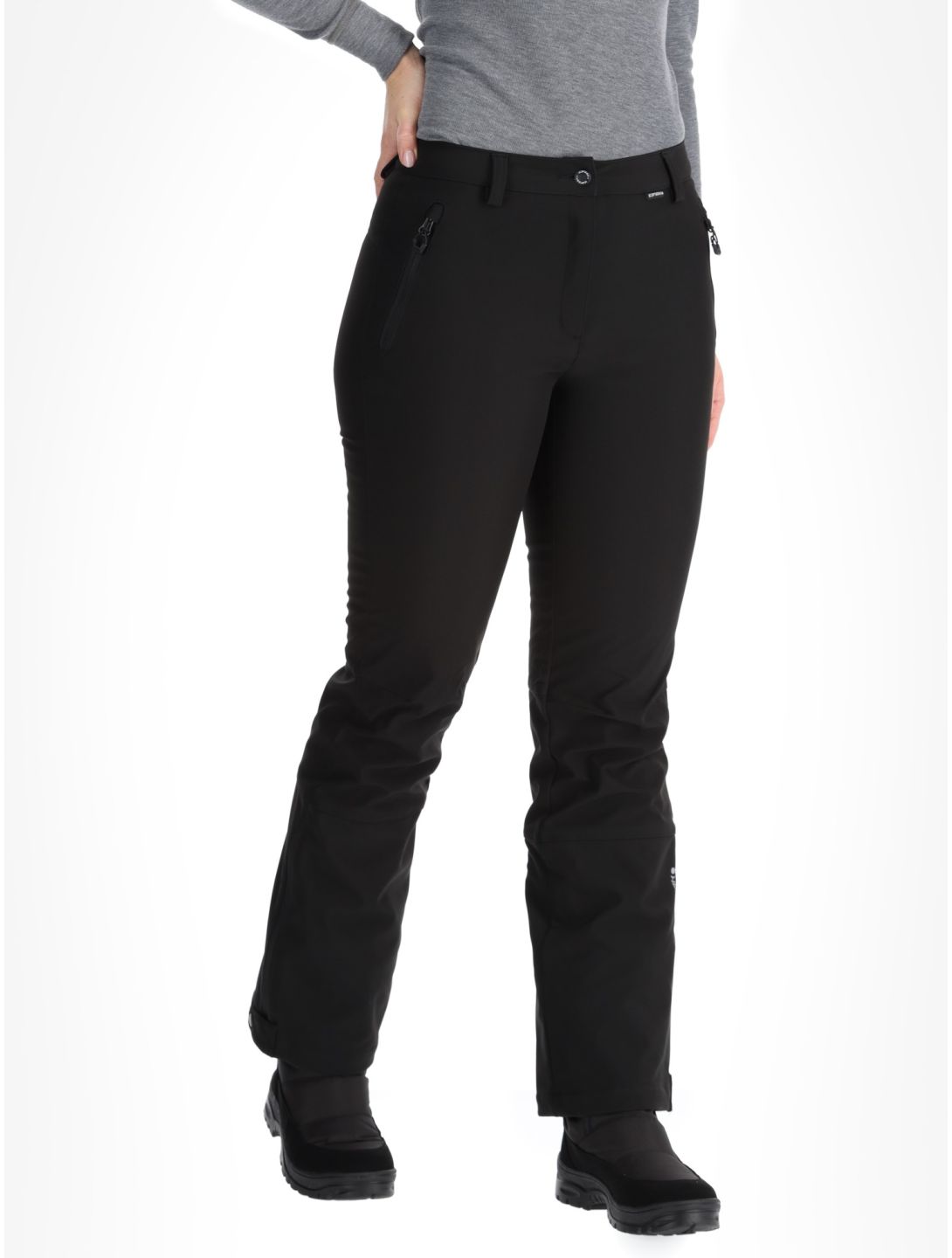 Icepeak, Frechen Softshell Skihose Damen Black schwarz 