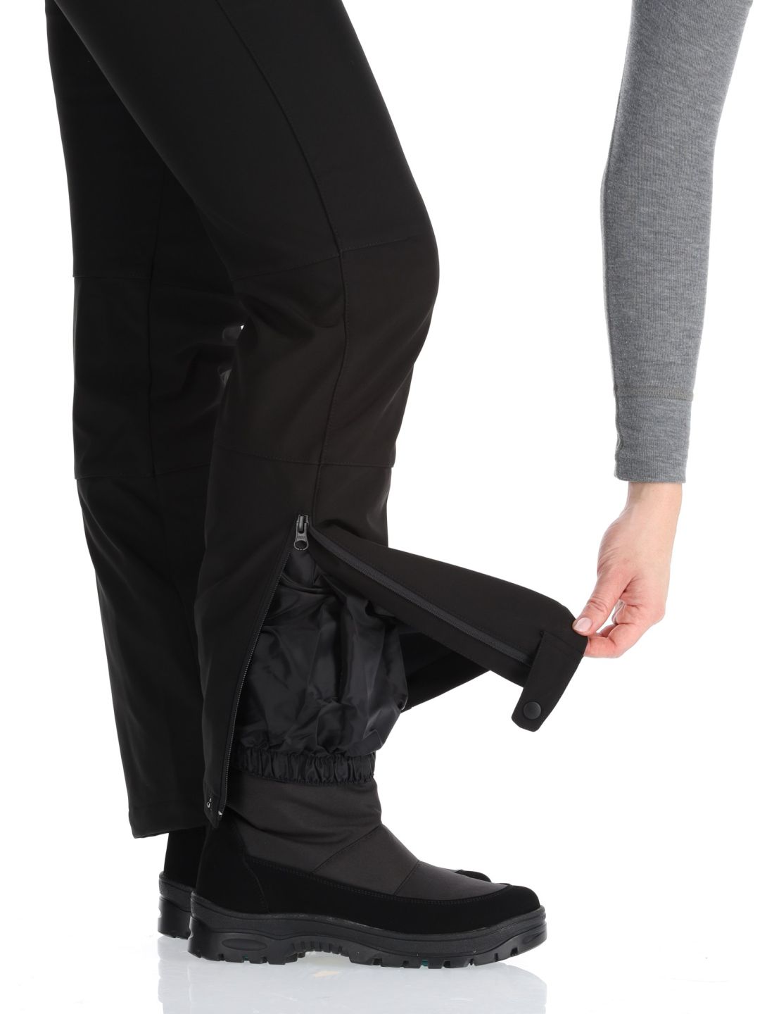 Icepeak, Frechen Softshell Skihose Damen Black schwarz 