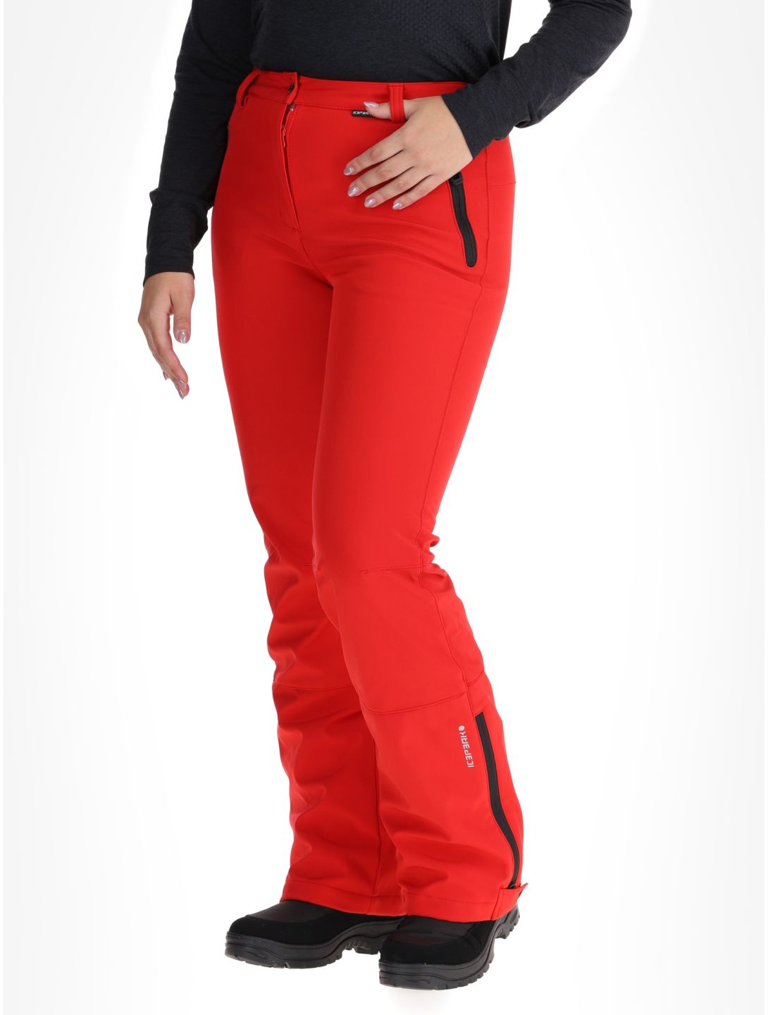 Icepeak, Frechen Softshell Skihose Damen Coral-Red rot 