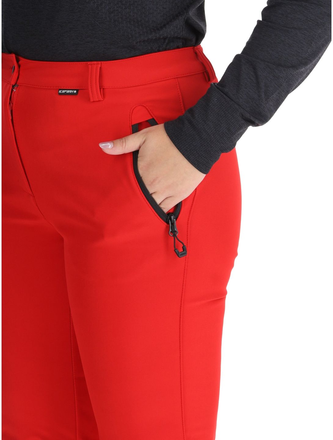 Icepeak, Frechen Softshell Skihose Damen Coral-Red rot 