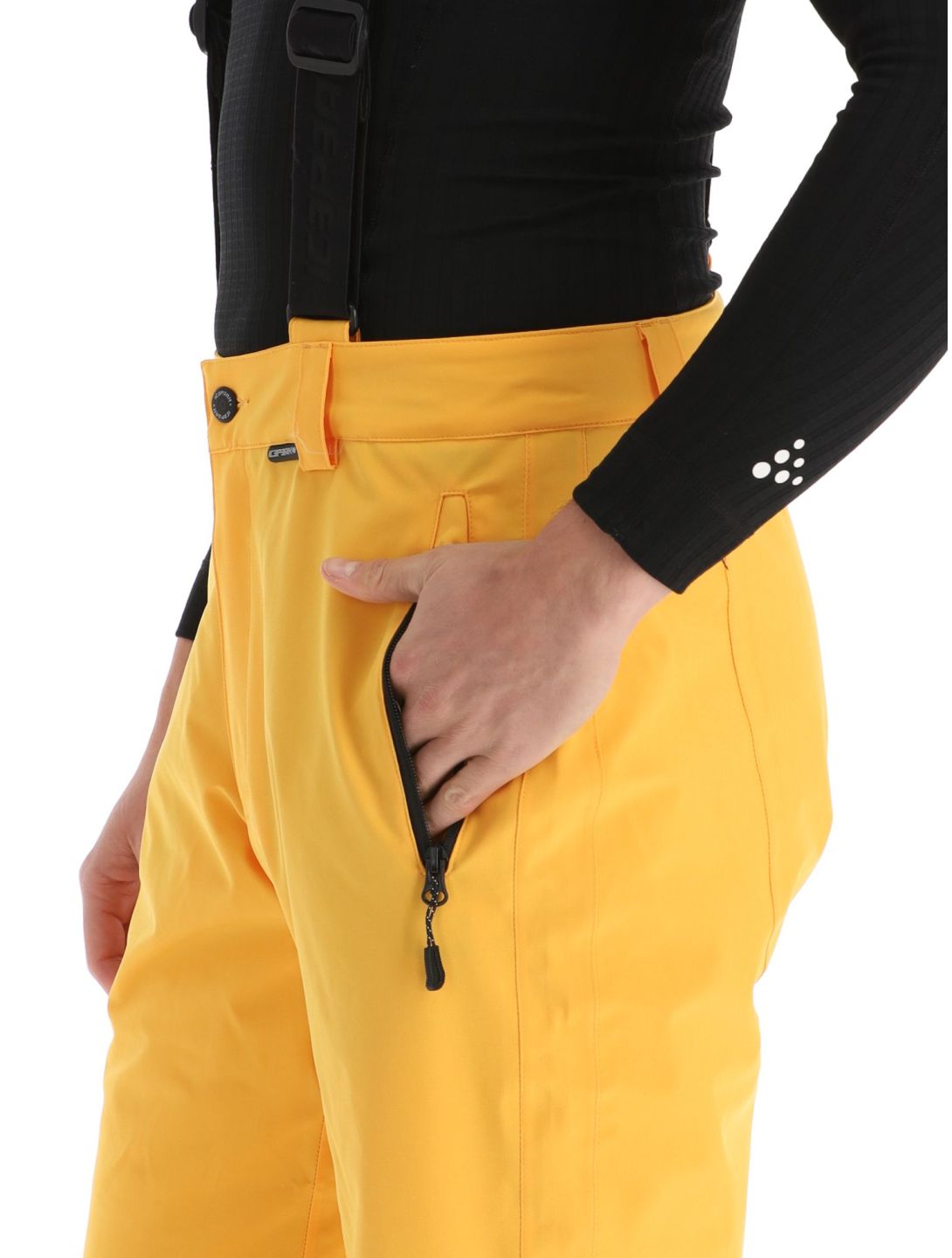 Icepeak, Freiberg Skihose kurzes Modell Herren Yellow gelb 