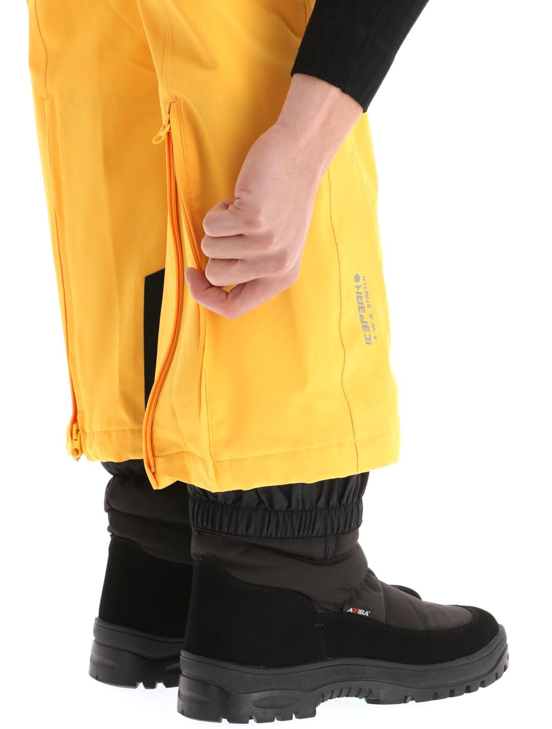 Icepeak, Freiberg Skihose kurzes Modell Herren Yellow gelb 