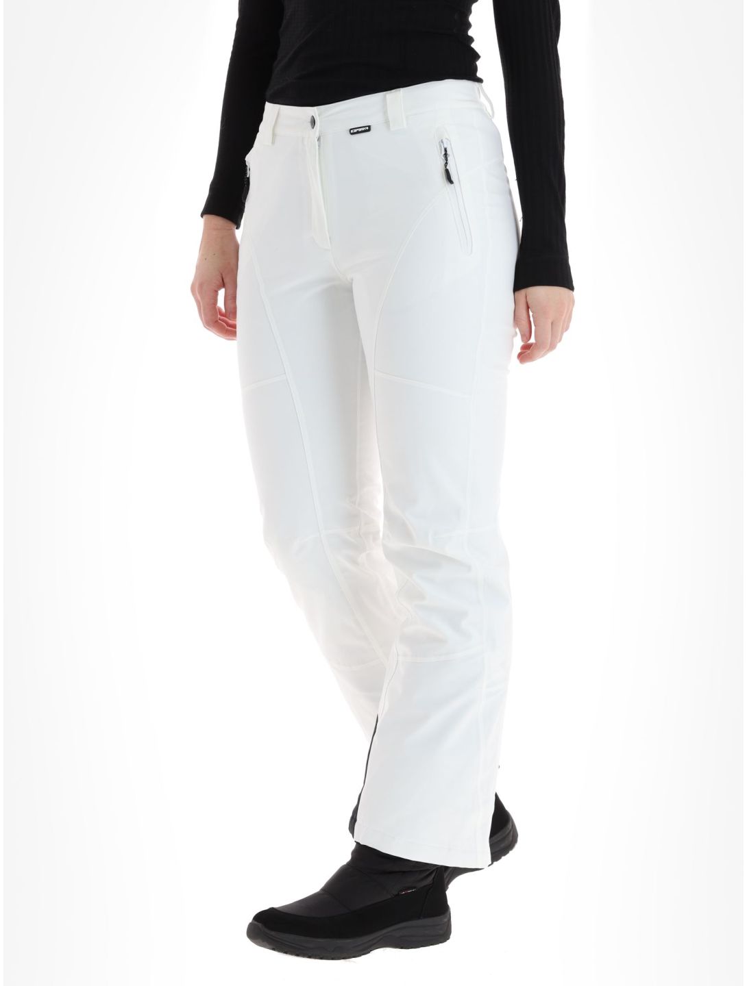 Icepeak, Freyung Skihose kurzes Modell Damen Optic White weiß 