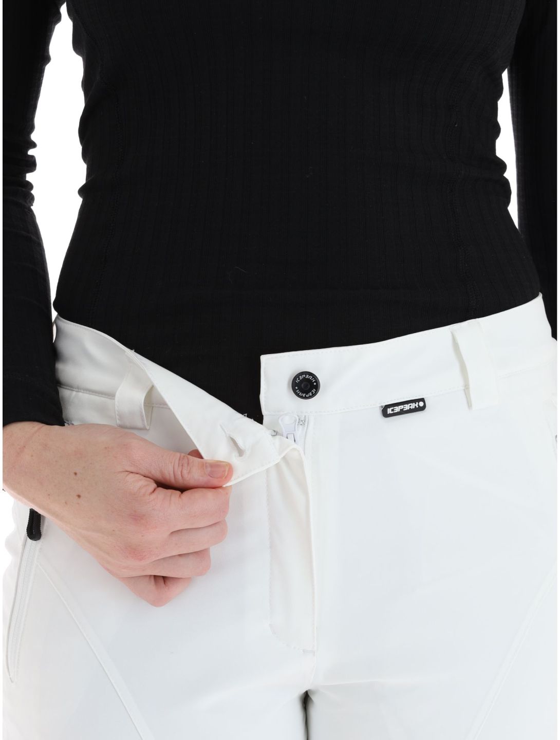 Icepeak, Freyung Skihose kurzes Modell Damen Optic White weiß 