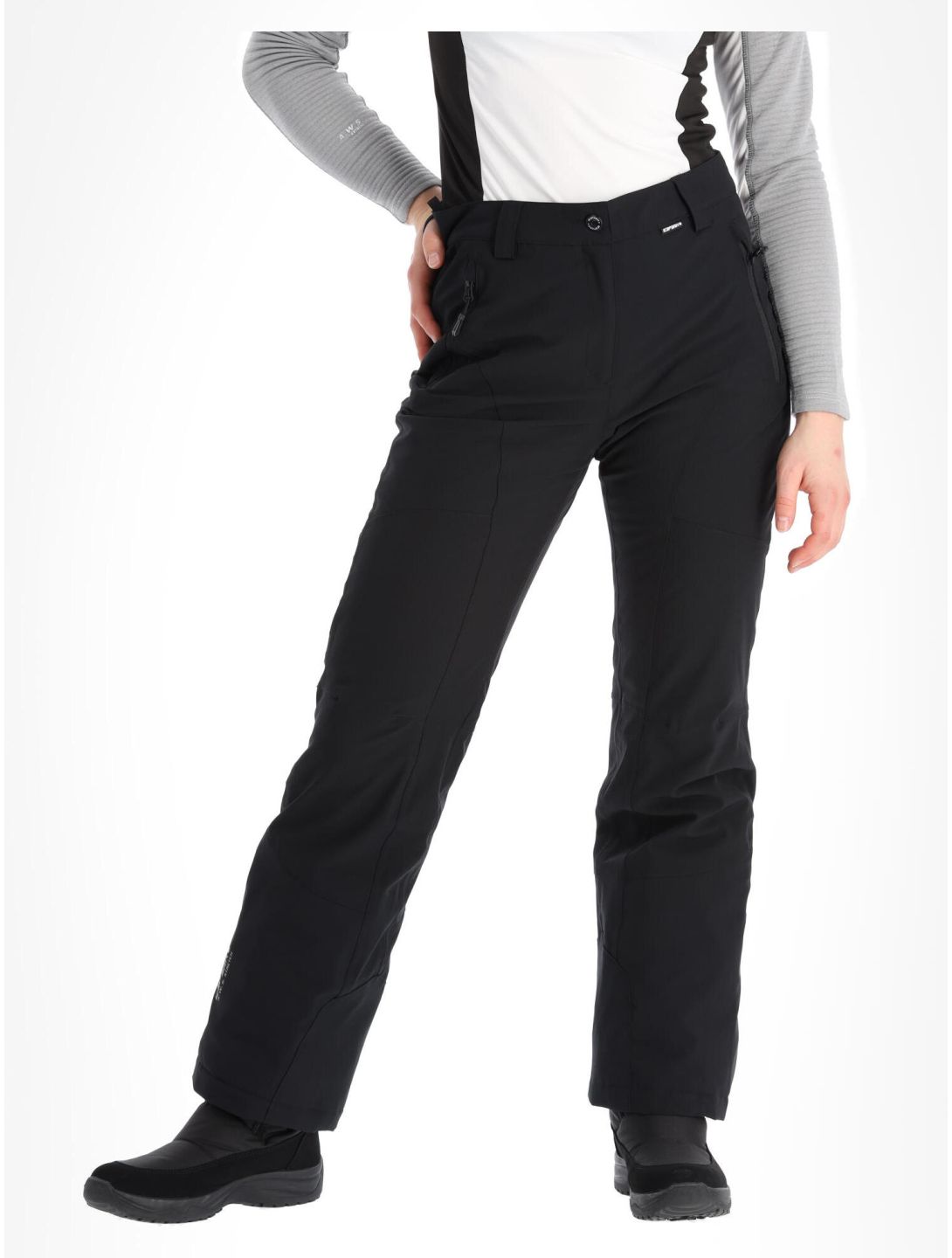 Icepeak, Freyung Skihose kurzes Modell Damen Black schwarz 